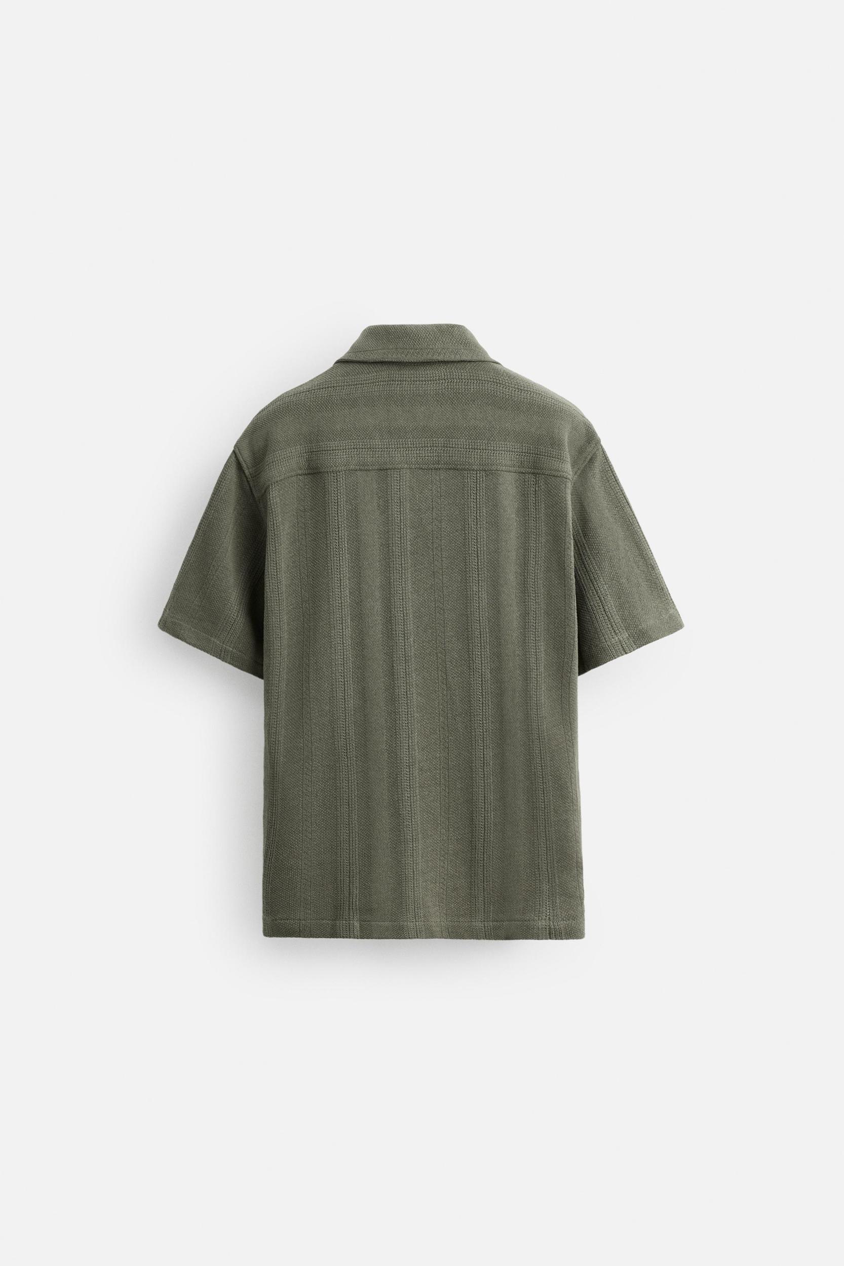 JACQUARD TEXTURED SHIRT Product Image