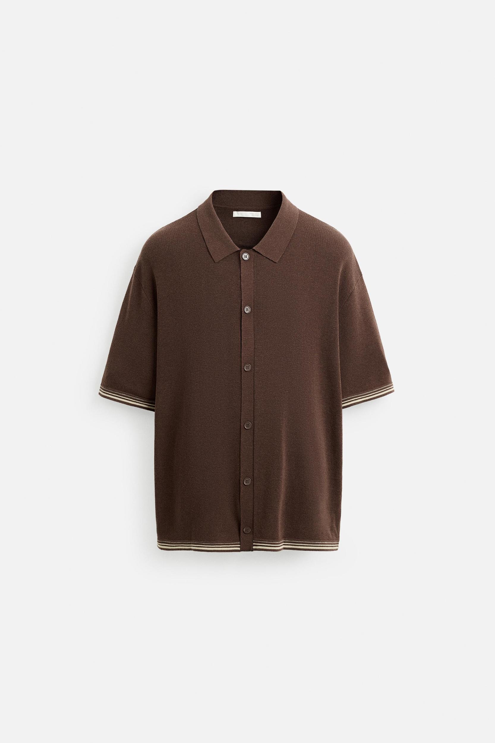 FLOWY KNIT SHIRT Product Image
