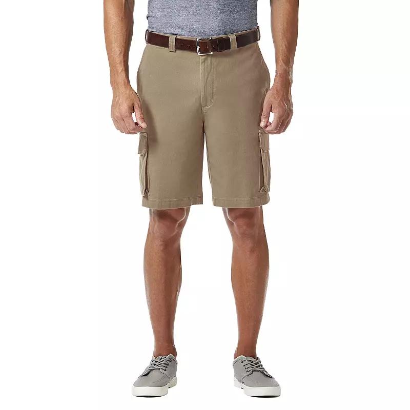Big & Tall Haggar Straight-Leg Flat-Front Stretch Cargo Shorts, Men's,  Product Image