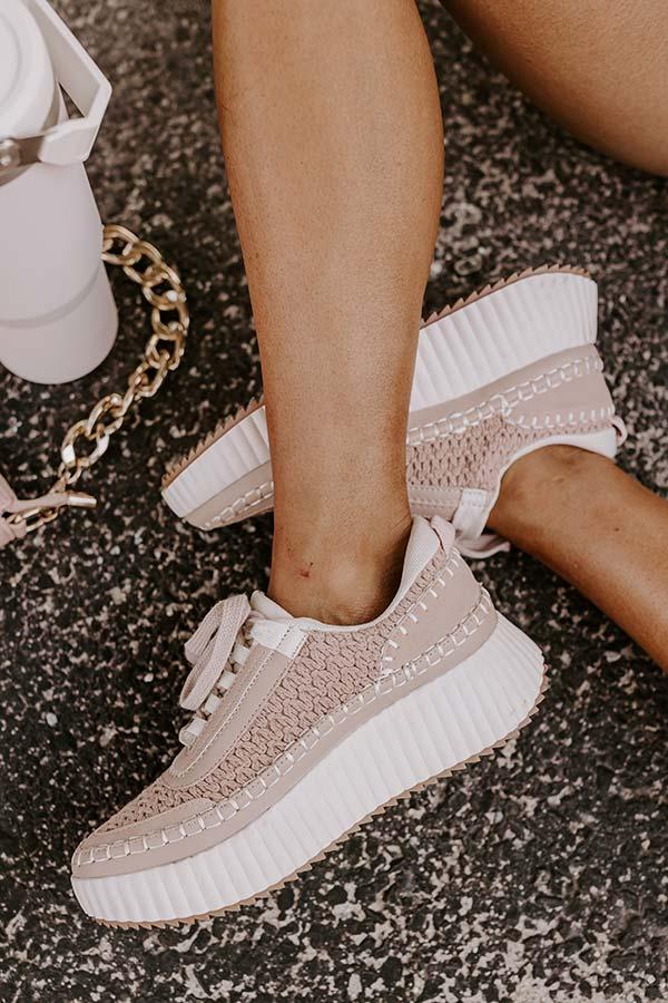 The Sean Platform Sneaker In Blush Product Image