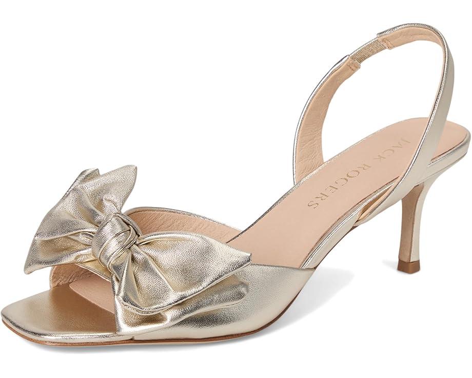 Lola Bow Sandal - Metallic Nappa Product Image