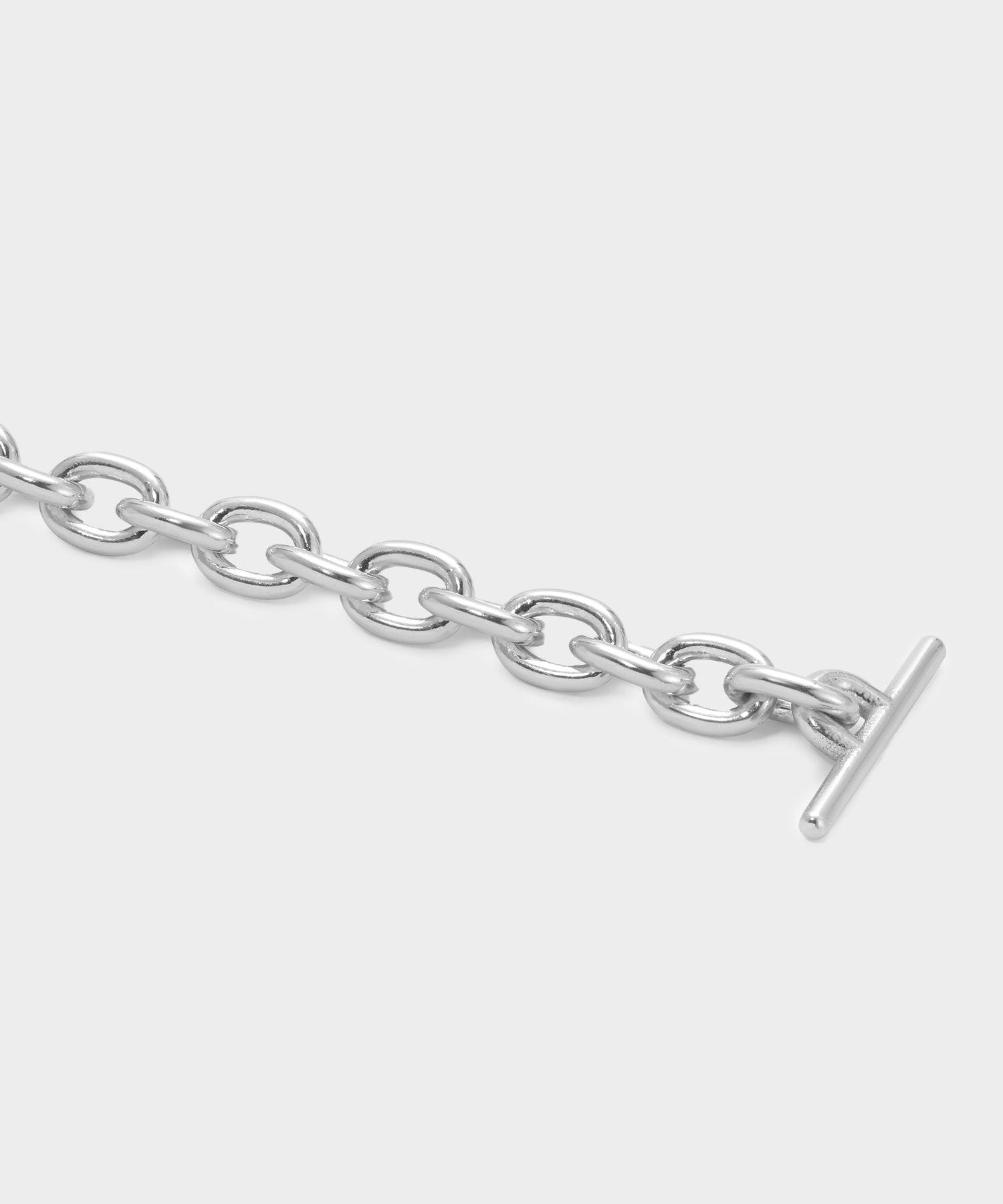 Maor Sterling Silver Plaun Link Necklace Product Image