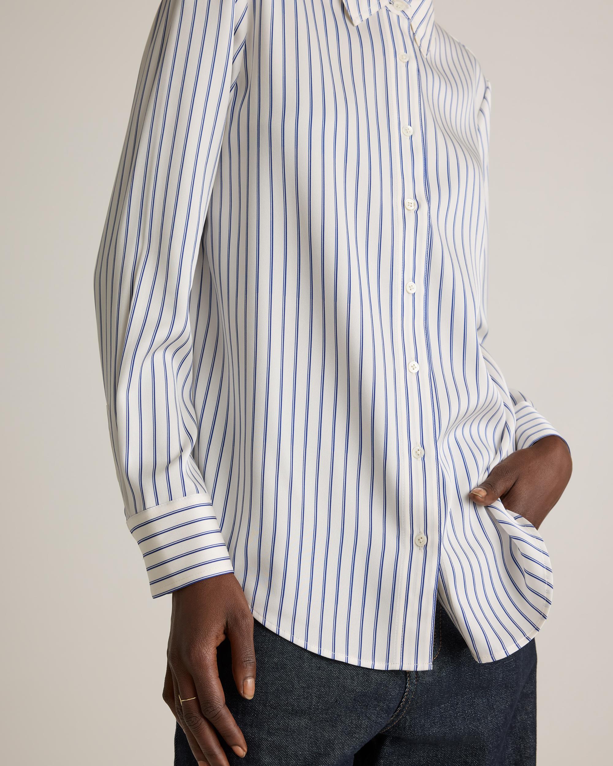 Quince | Women's Washable Stretch Silk Blouse Size XL Product Image