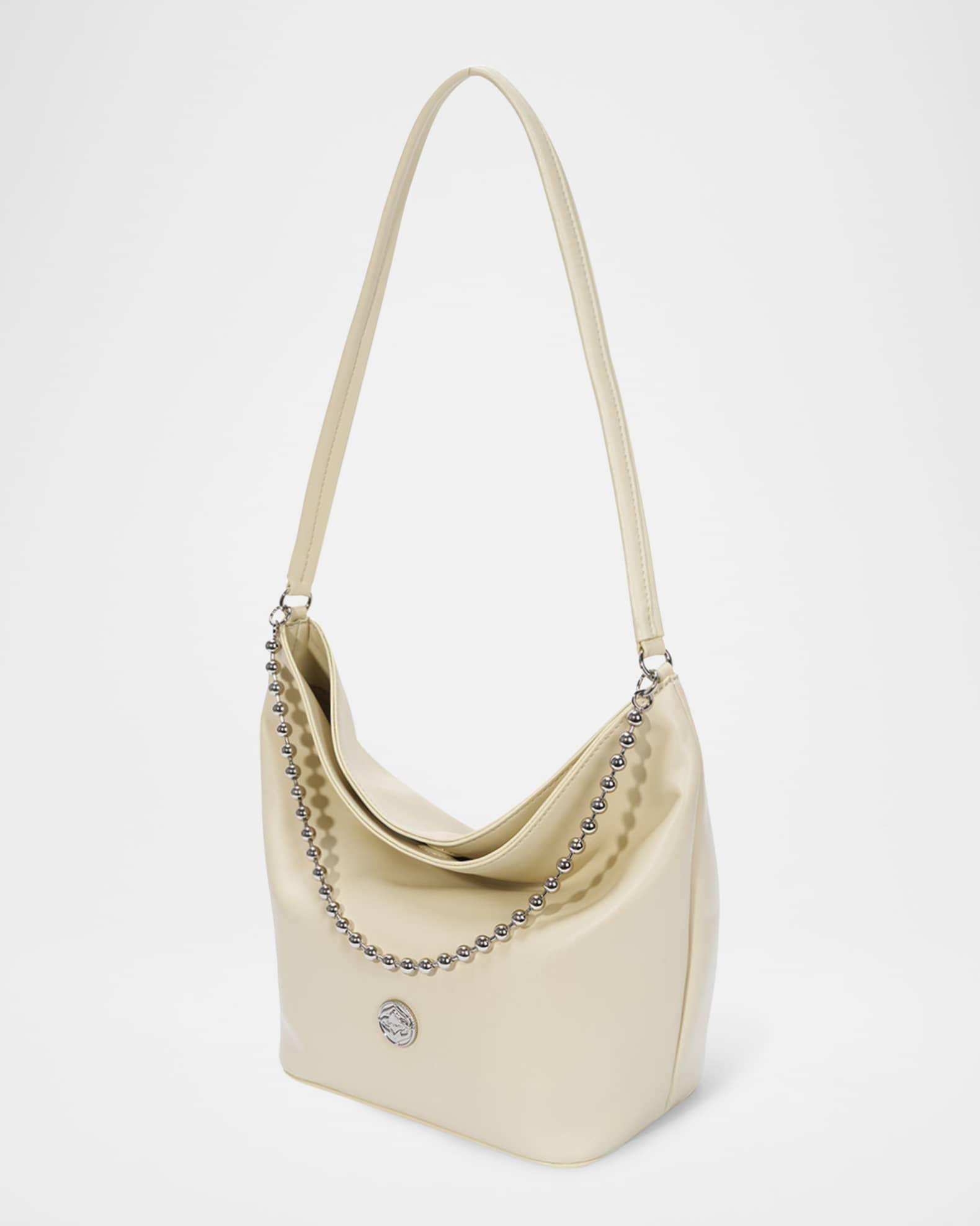 Ball Chain Leather Bucket Bag Product Image