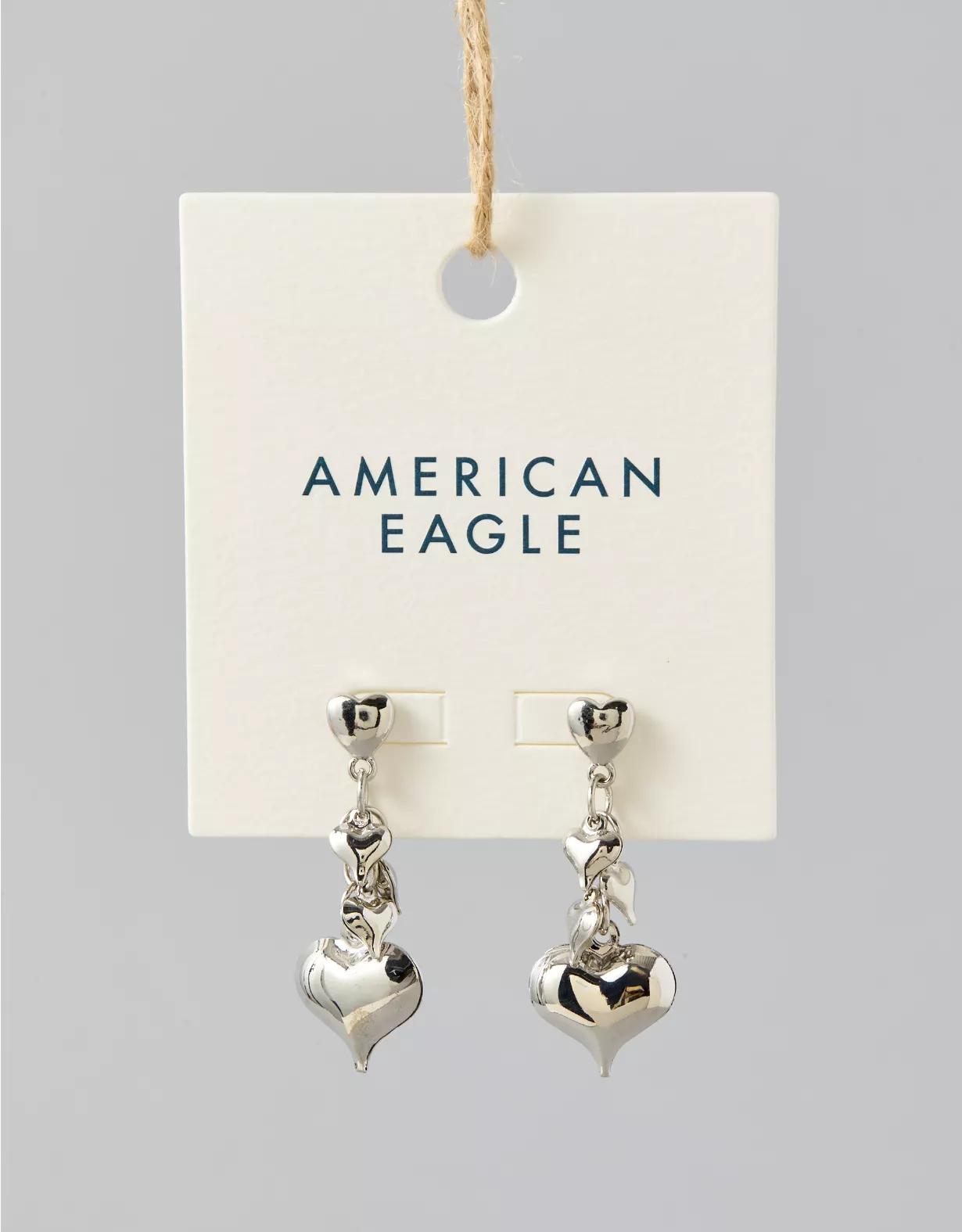 AEO Heart Drop Earrings Product Image