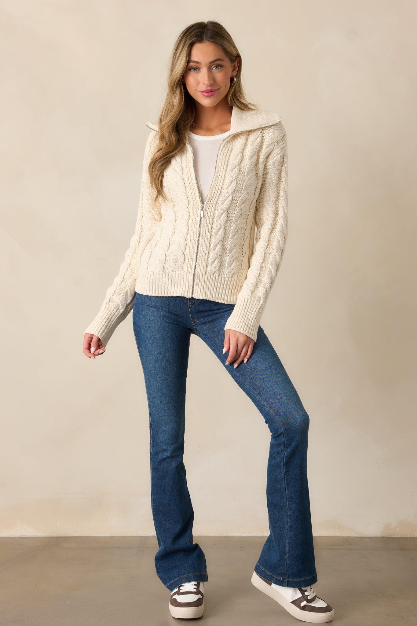 SPANX EveryWear Authentic Blue Flare Jeans Product Image