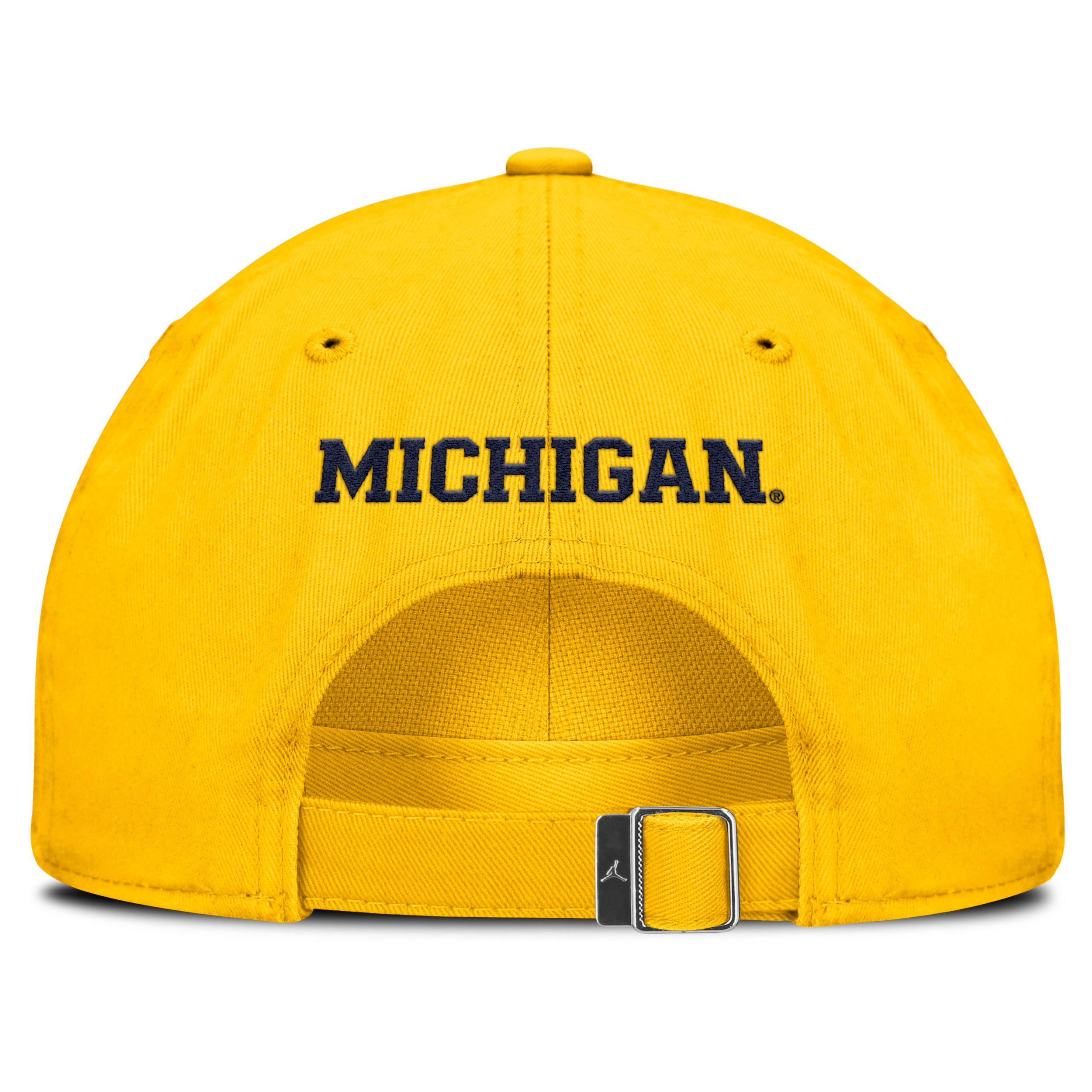 Mens Michigan Wolverines Primetime Club Jordan Brand College Adjustable Hat | JC0178HMWN-PS0 Product Image