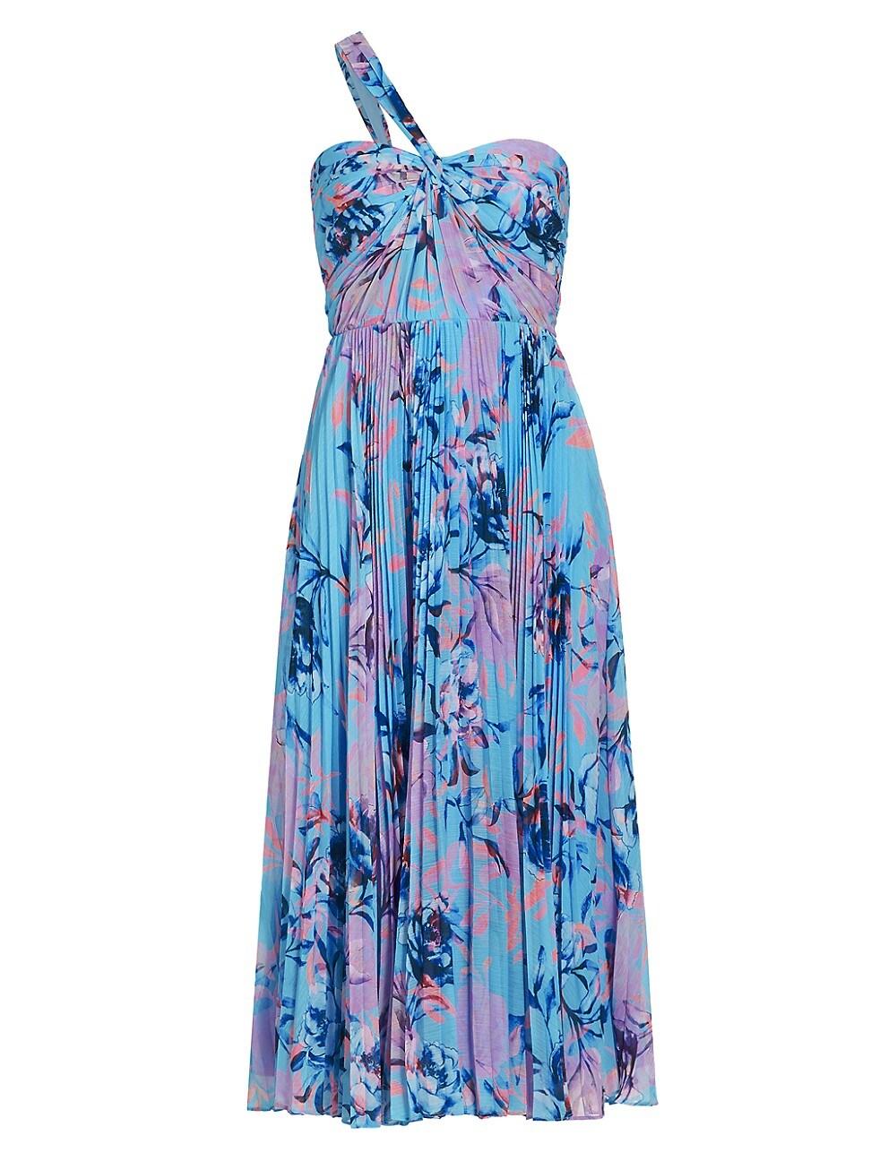 Womens Audra Chiffon Midi-Dress Product Image