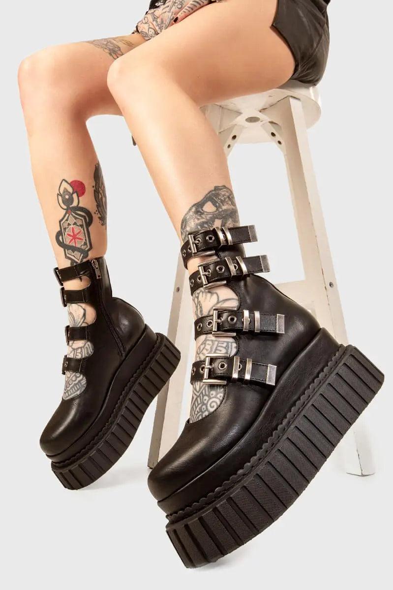 Same Crew Chunky Ankle Creeper Boots Product Image