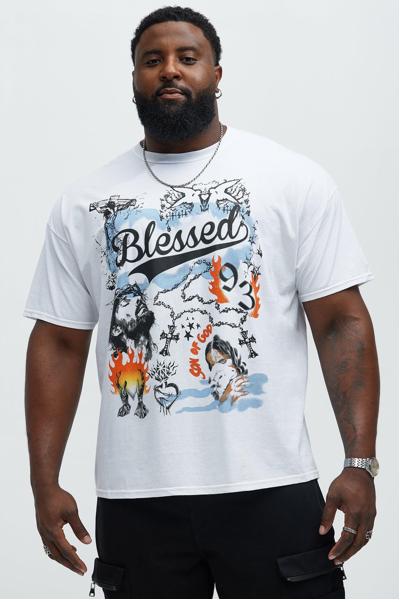 Blessed For Life Short Sleeve Tee - White Product Image