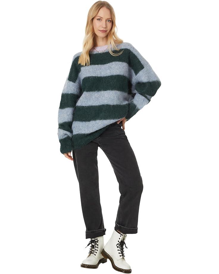 Frankie Cable Striped Pullover Product Image