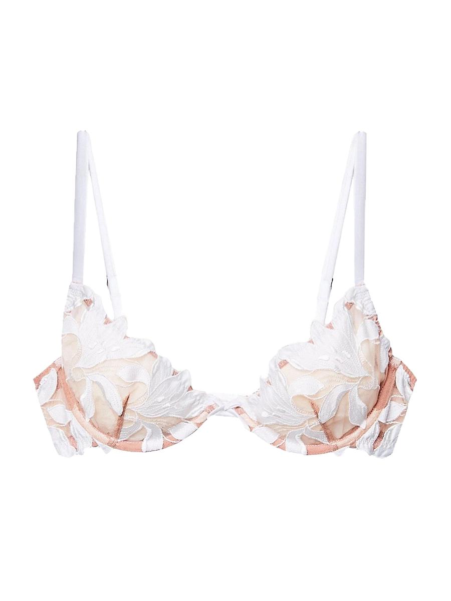 Womens Lace Plunge Demi Bra Product Image