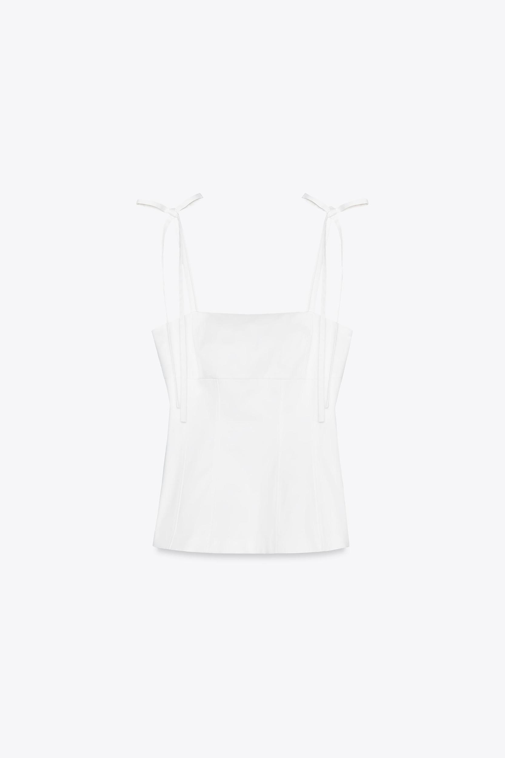 FITTED TIE TOP Product Image