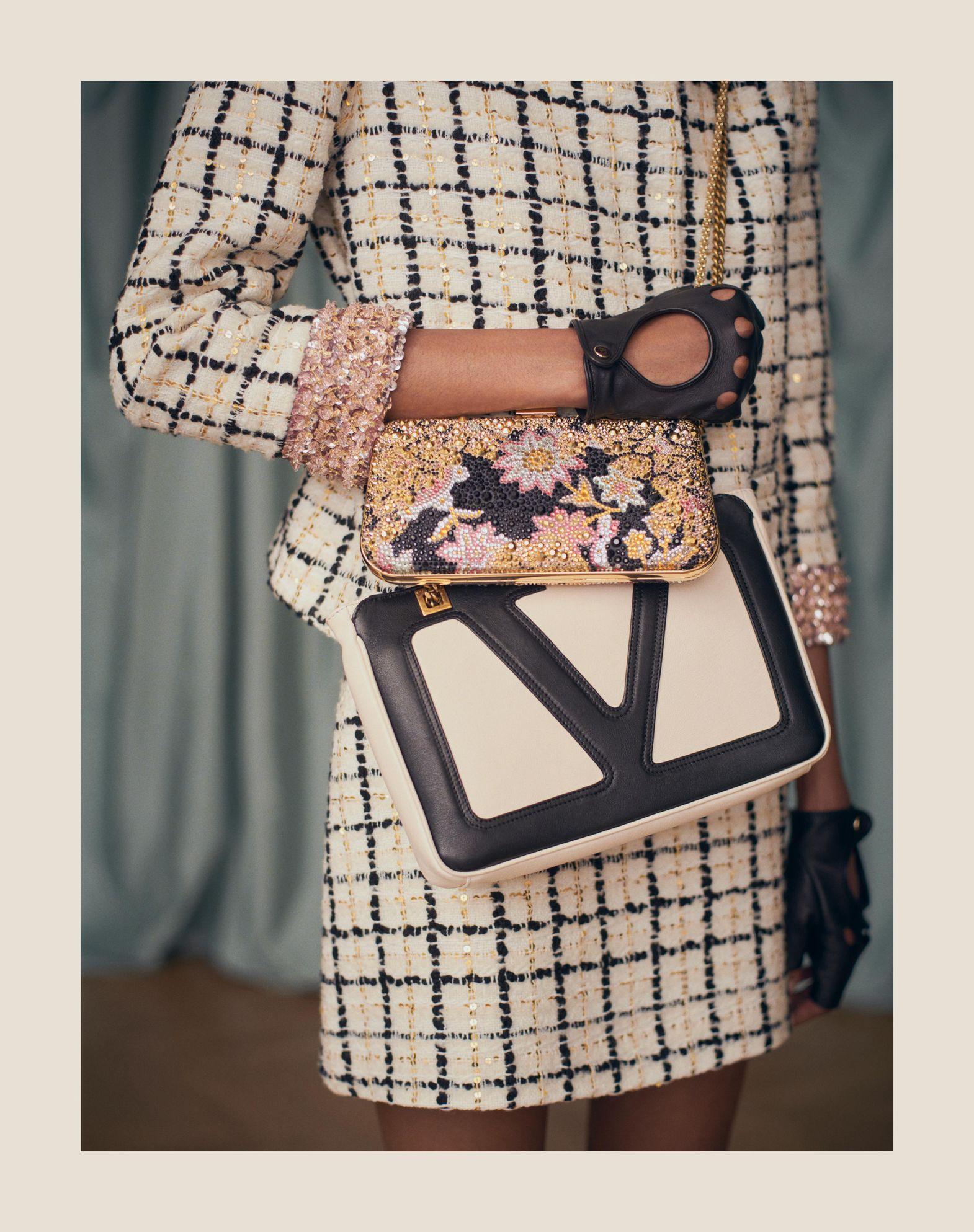 Valentino Garavani Viva Superstar Small Nappa Leather Shopping Bag Product Image