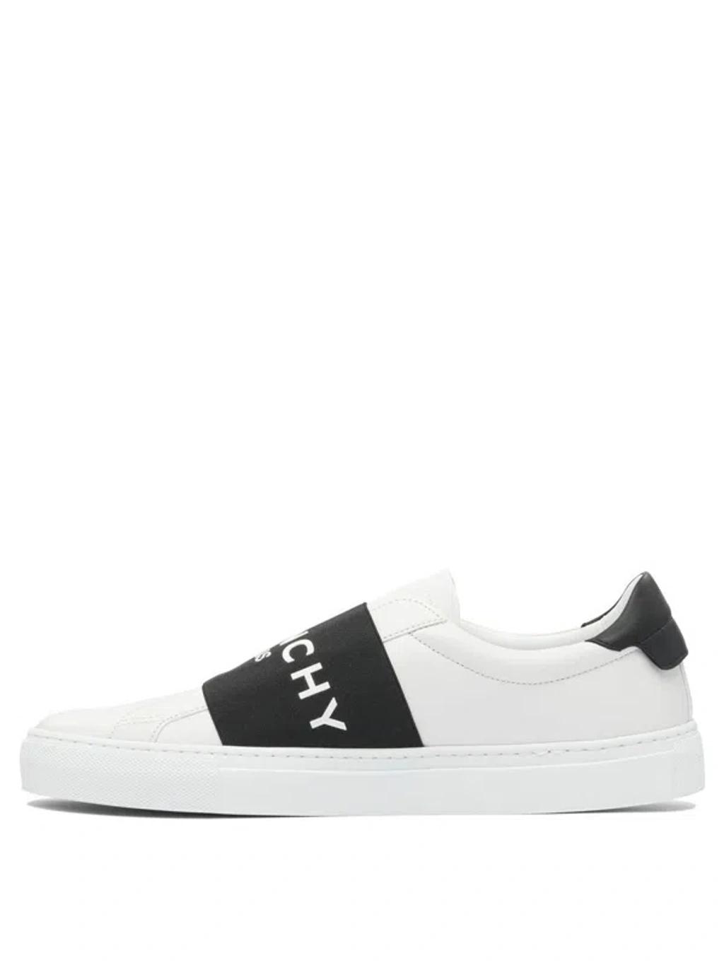 GIVENCHY Urban Street Sneakers In Leather With Elastic Band In Multi Product Image