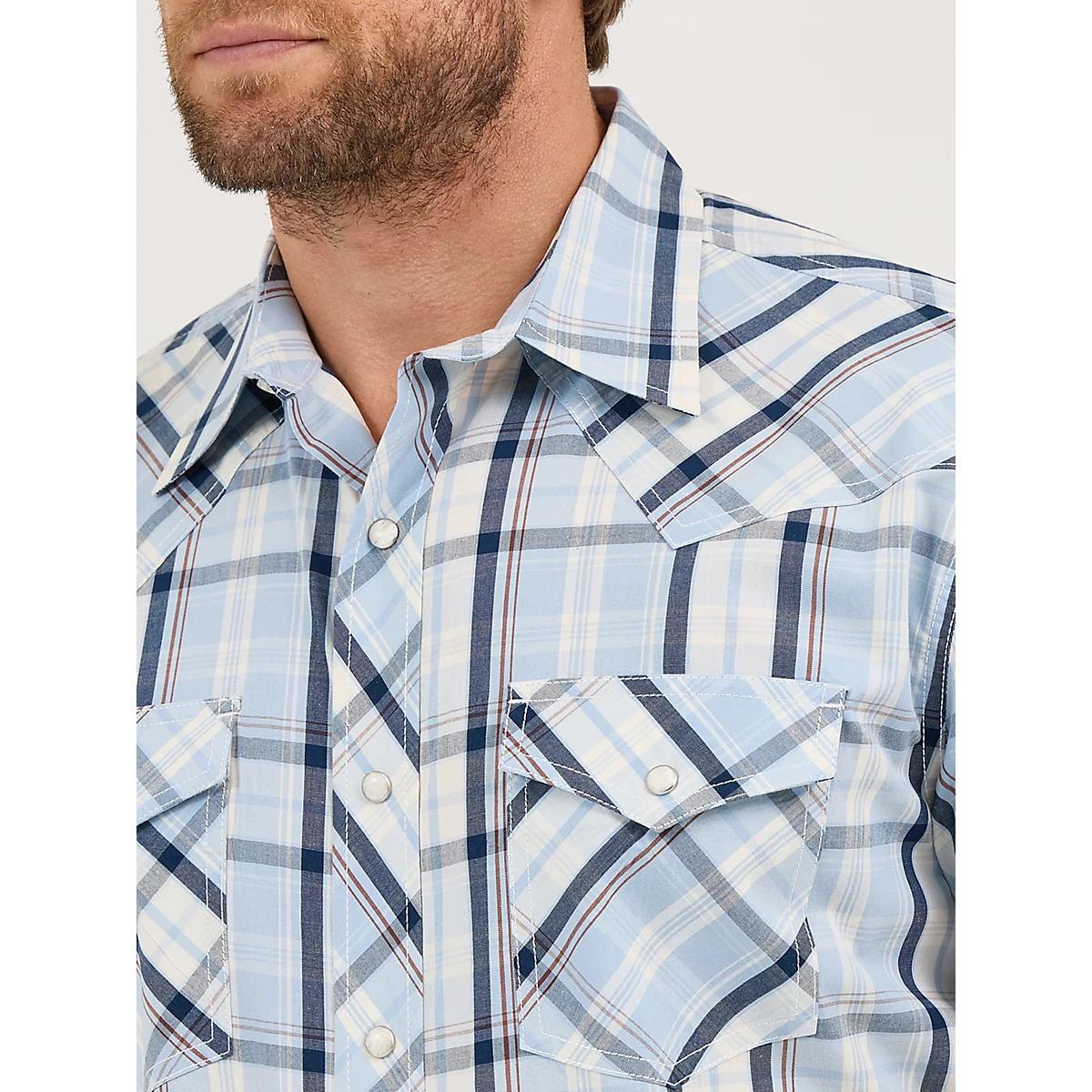 Men's 20X® Competition Advanced Comfort Short Sleeve Western Snap Shirt | Men's SHIRTS | Wrangler® Product Image