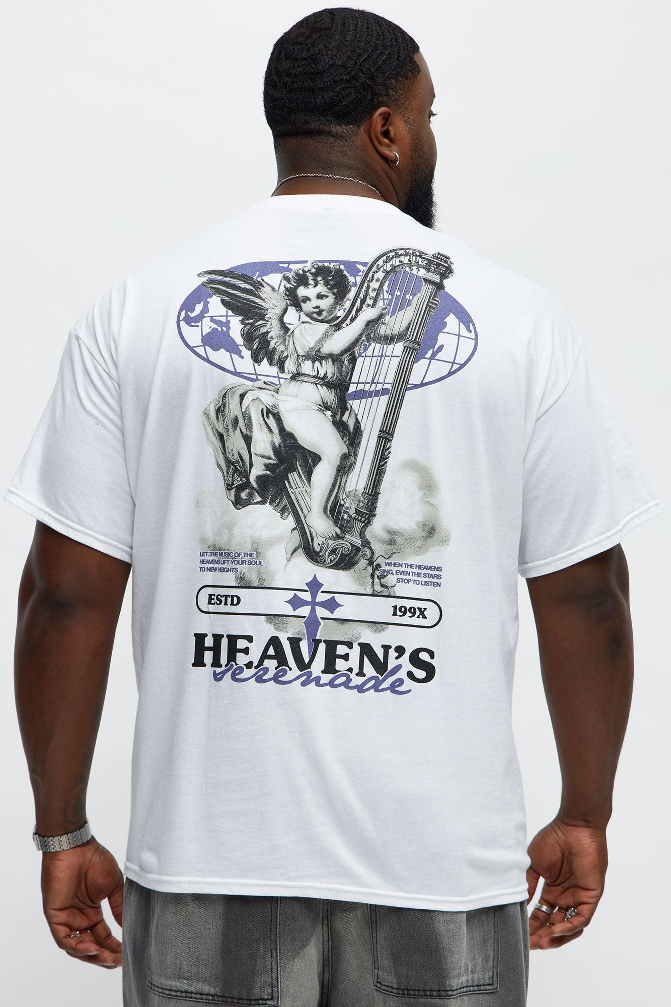 Heaven's Serenade Short Sleeve Tee - White Product Image