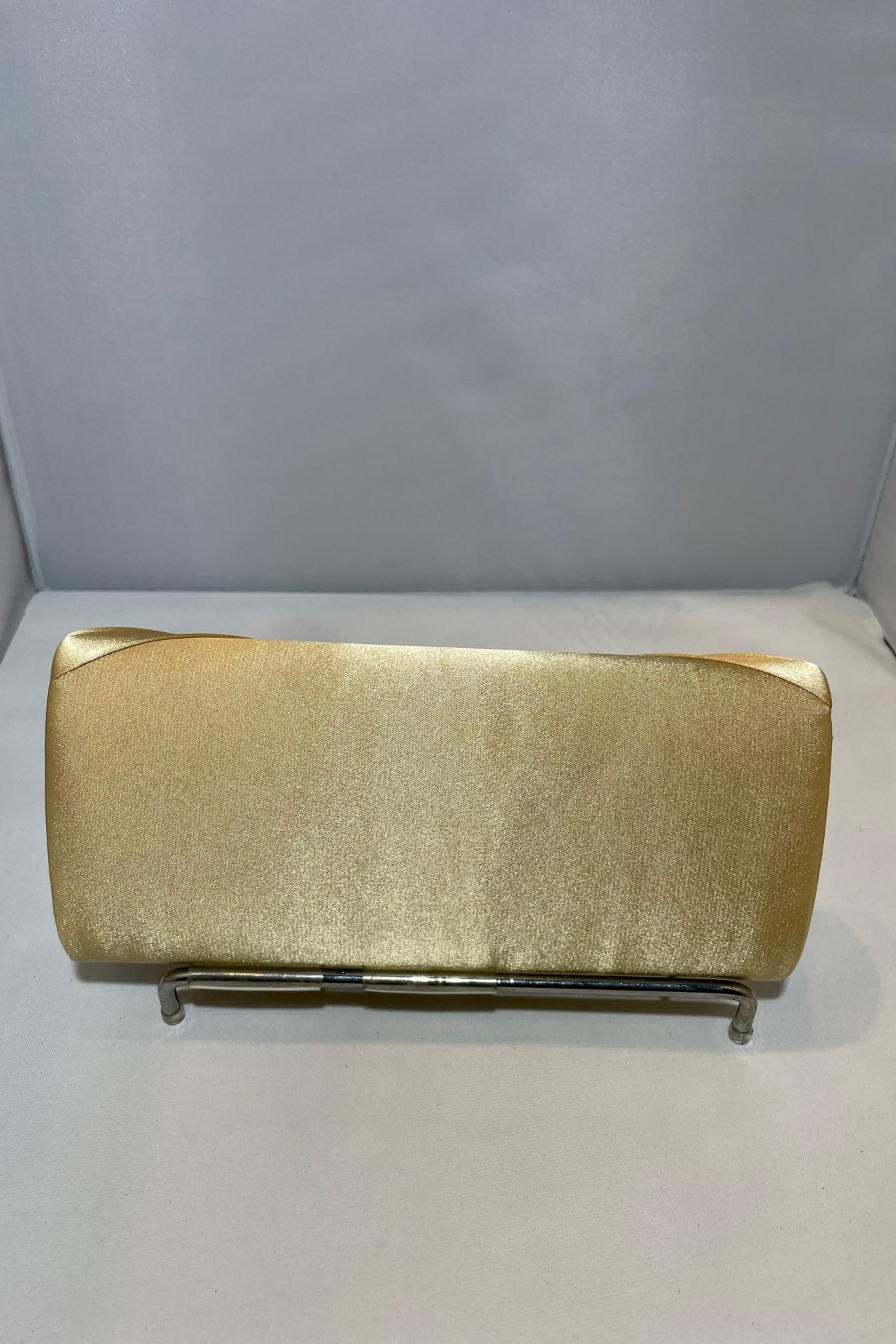 Satin Rhinestone Clutch Product Image