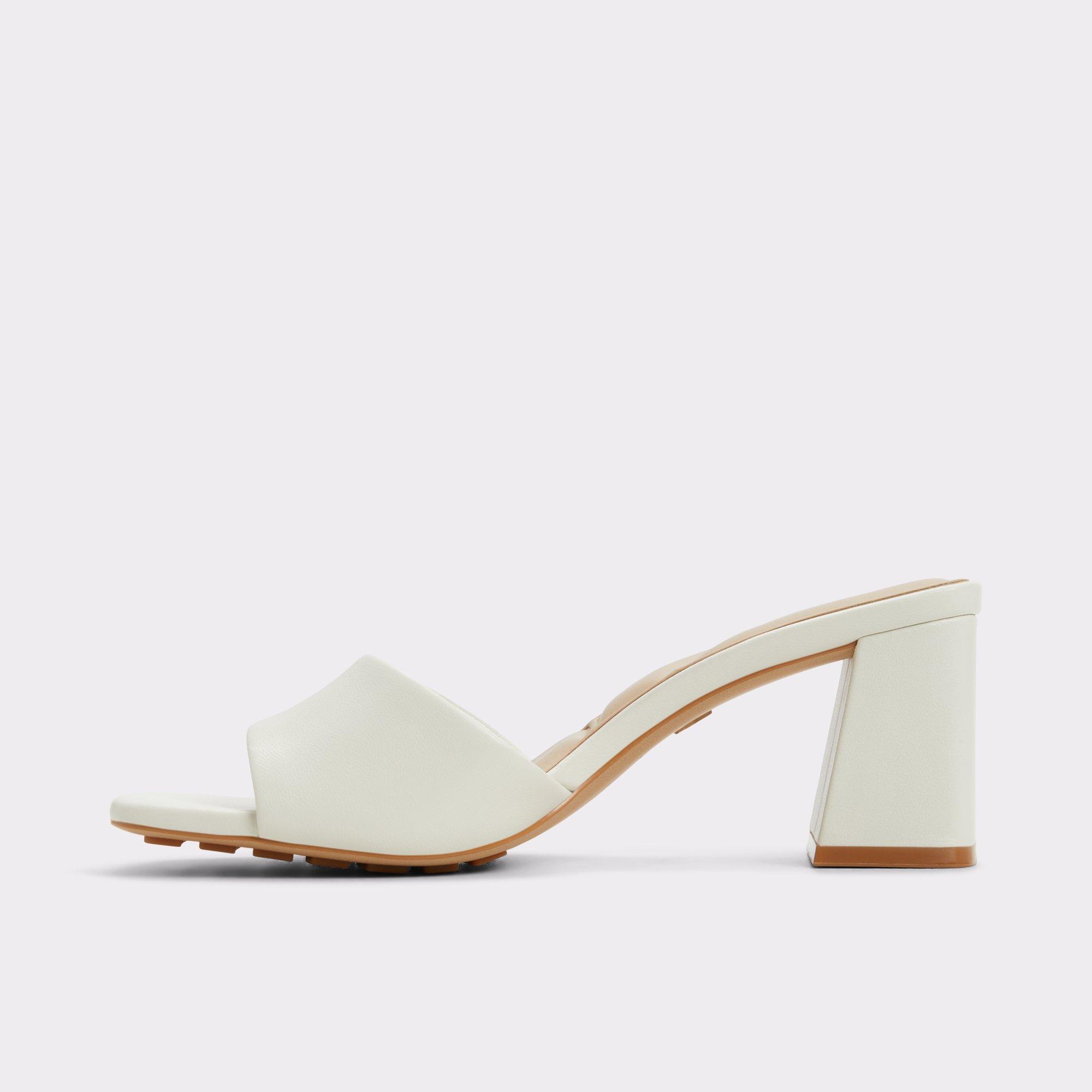 Tisha White Women's Heeled mules | ALDO US Product Image