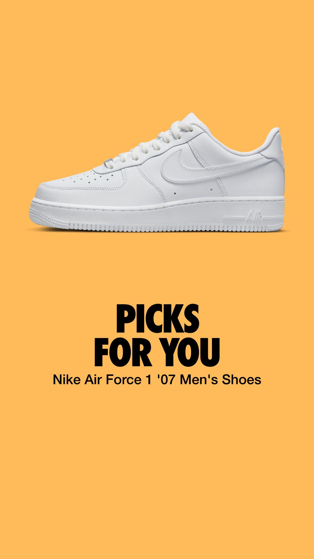 Nike Mens Air Force 1 07 Shoes | CW2288-111 Product Image