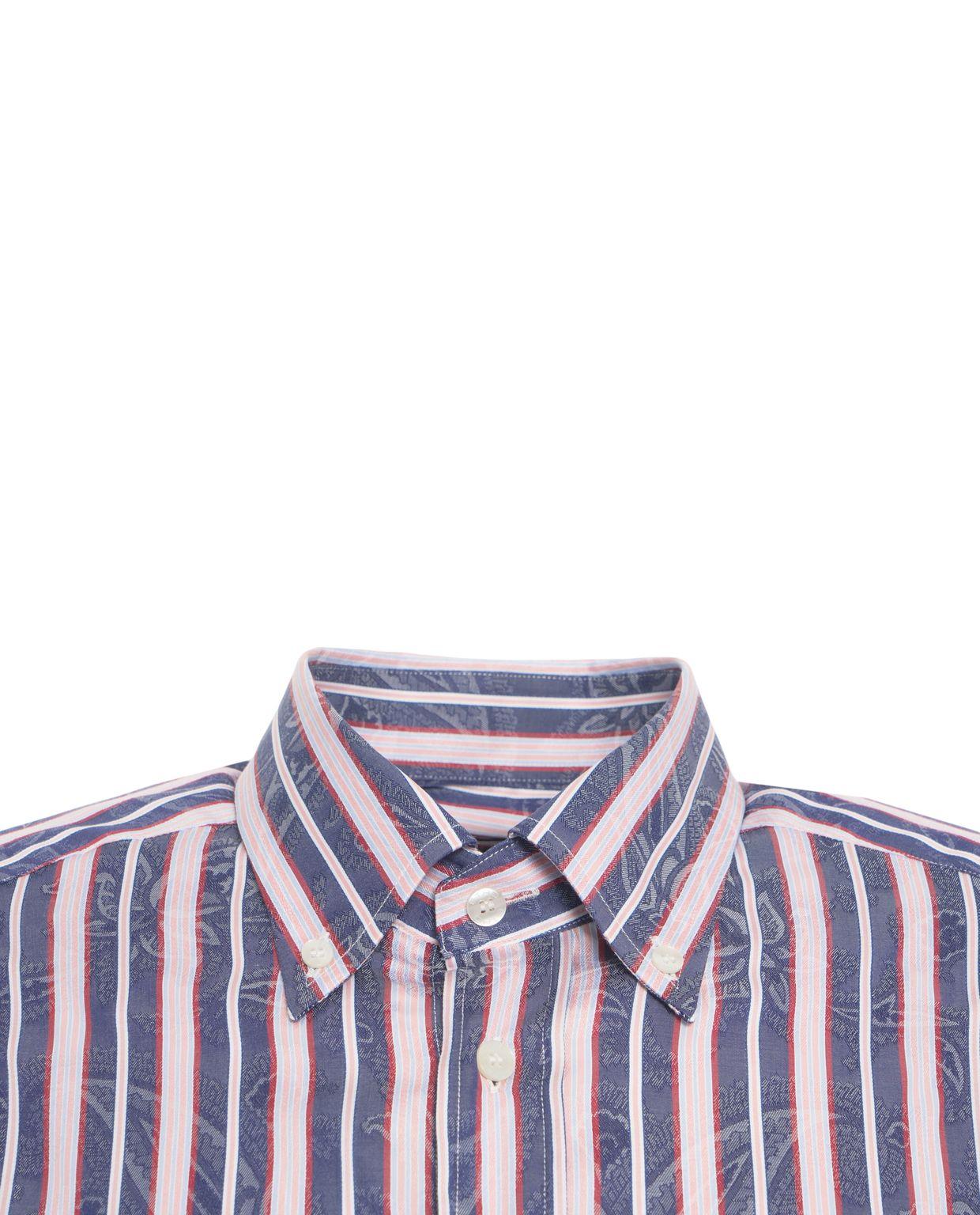 Striped shirt with logo embroidery Product Image