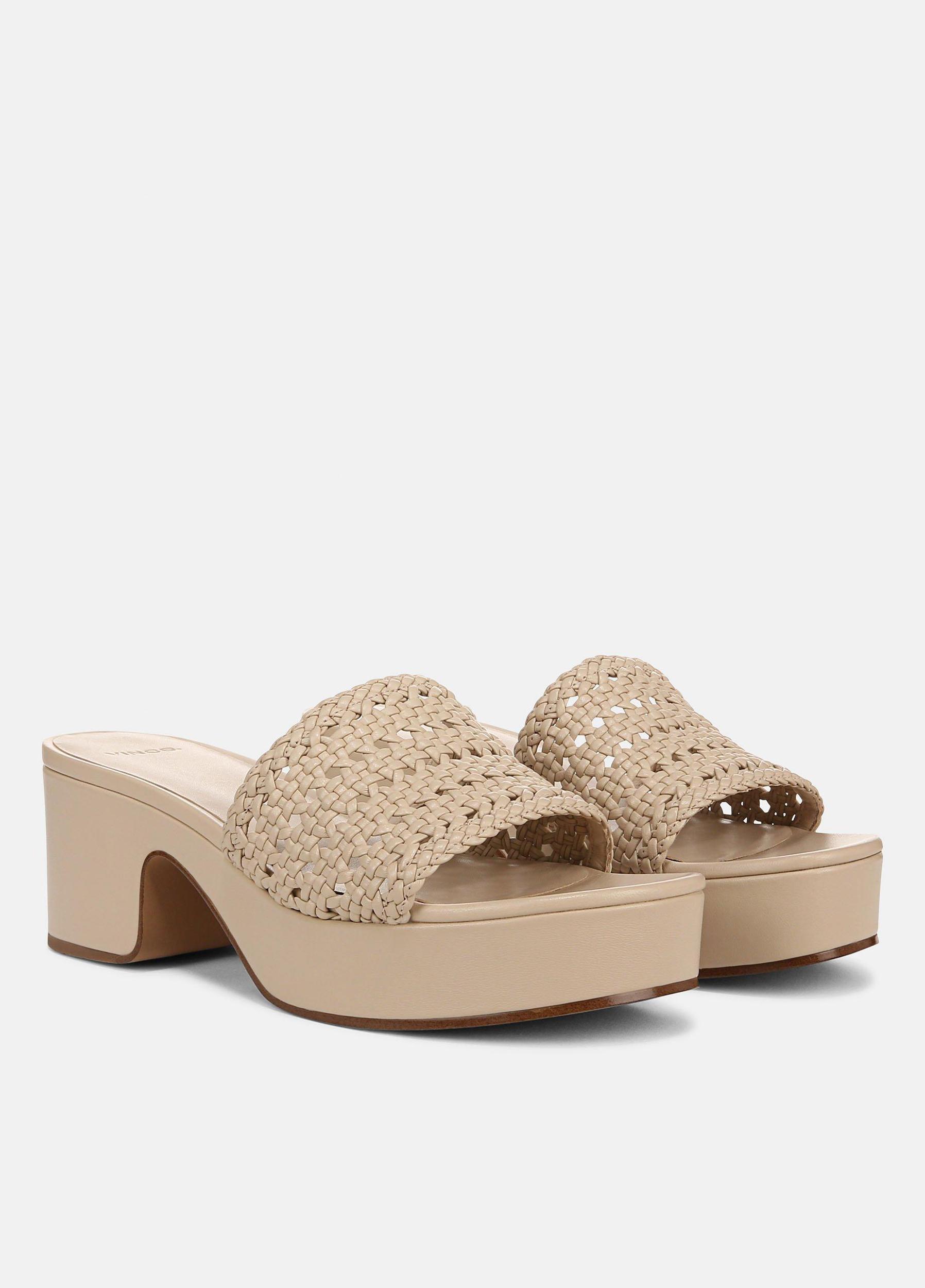 Margo Woven Leather Platform Sandal Product Image