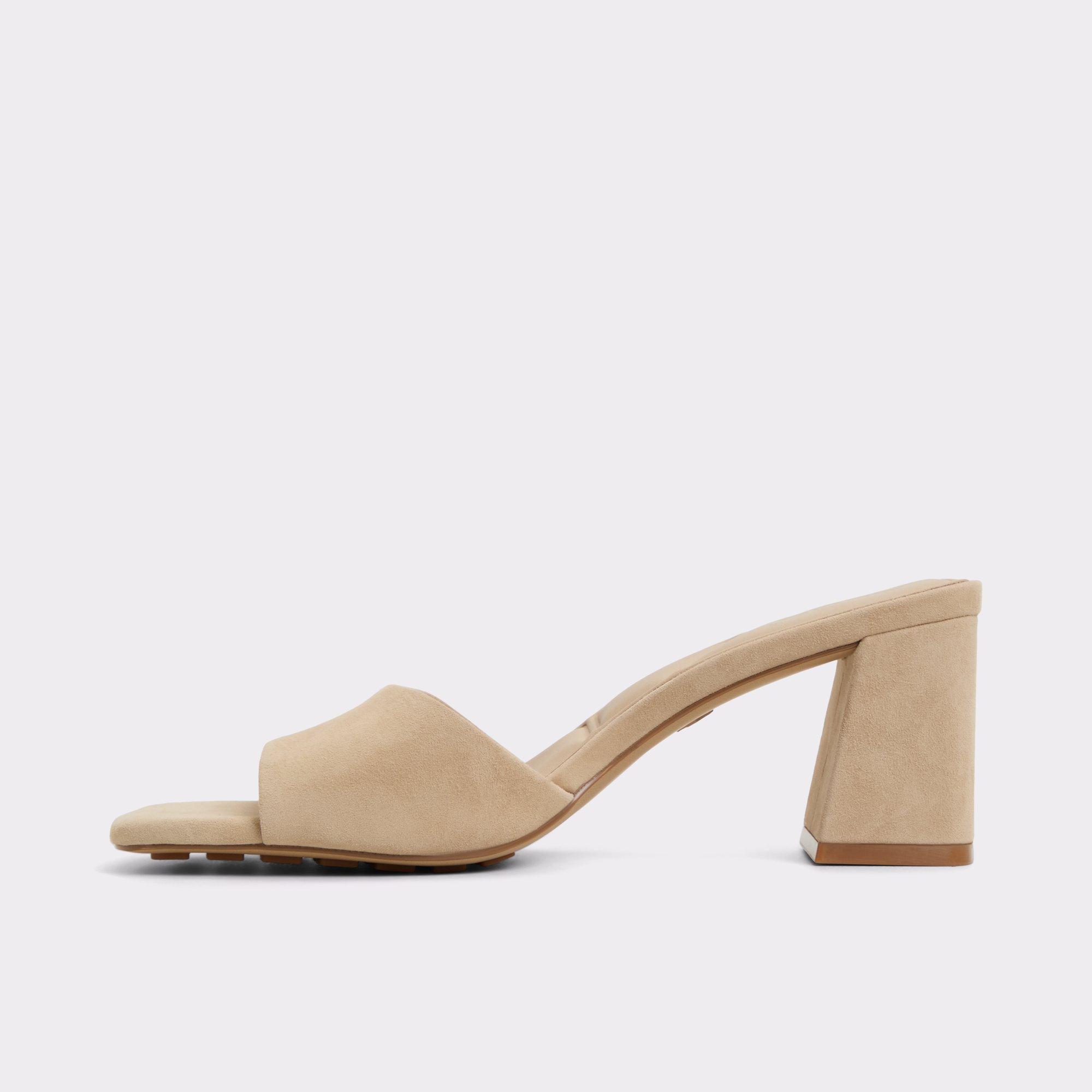 Tisha Beige Women's Heeled mules | ALDO US Product Image
