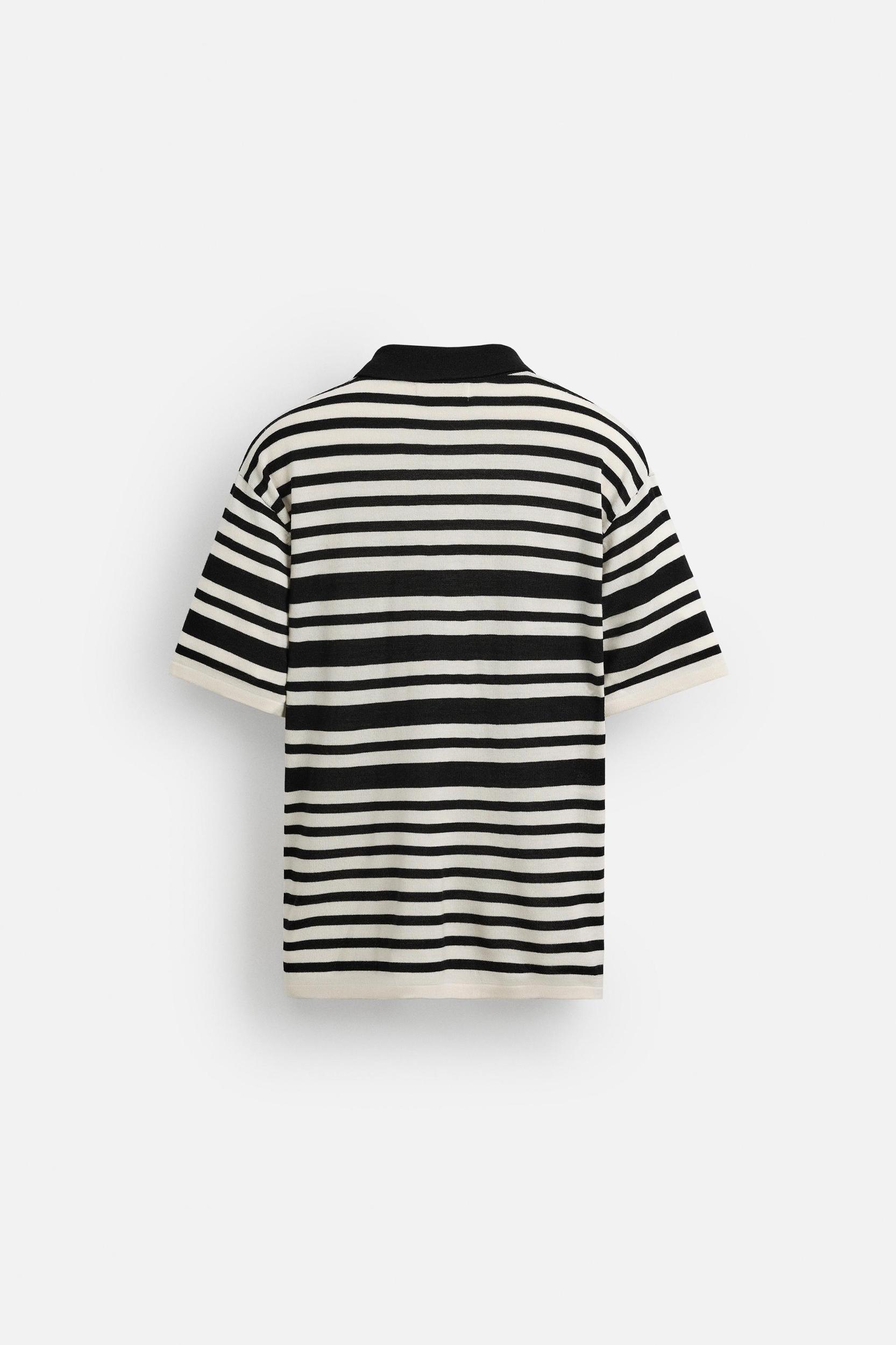 LIMITED EDITION STRIPED KNIT POLO Product Image