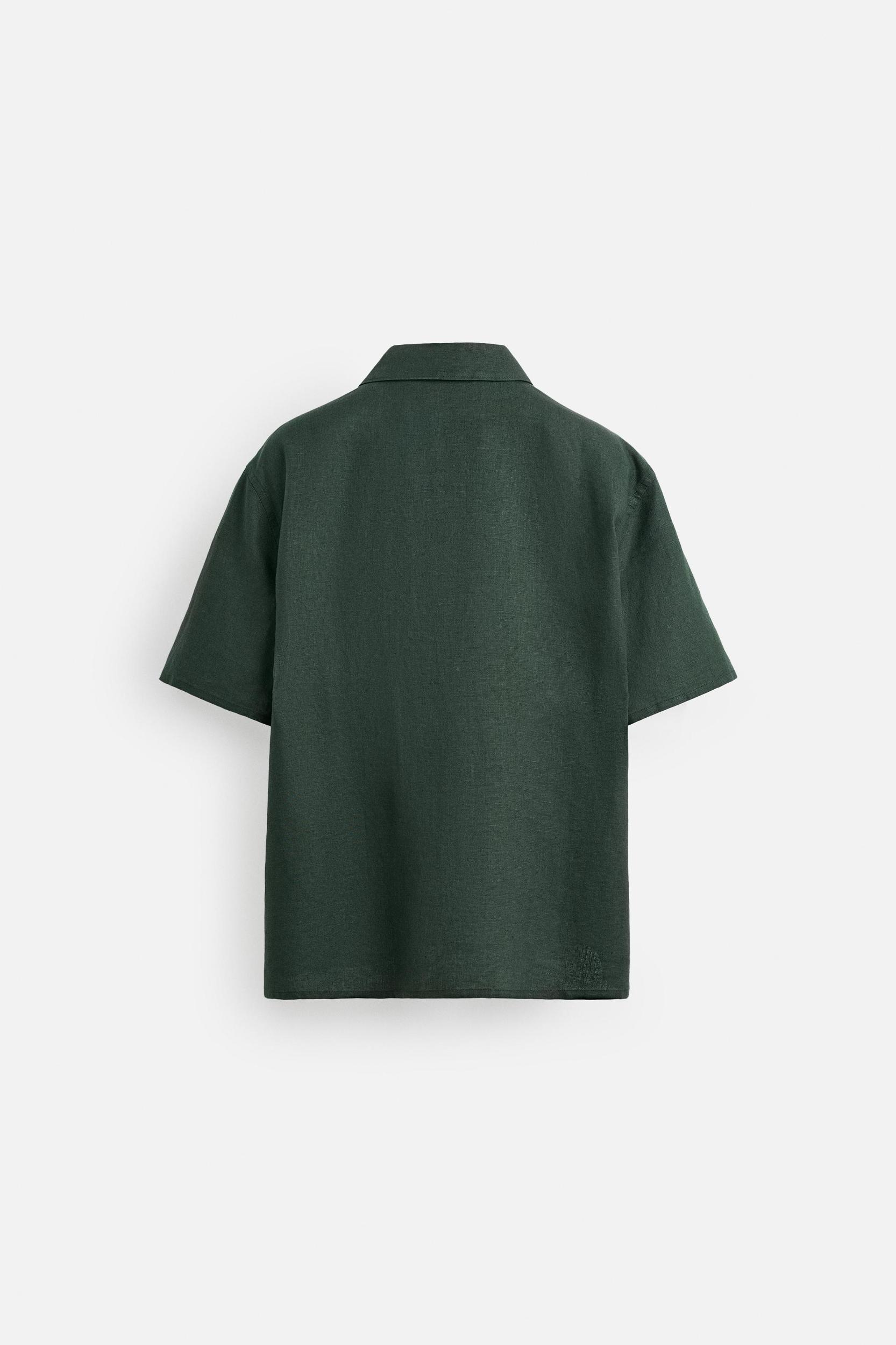 100% LINEN POLO SHIRT Product Image