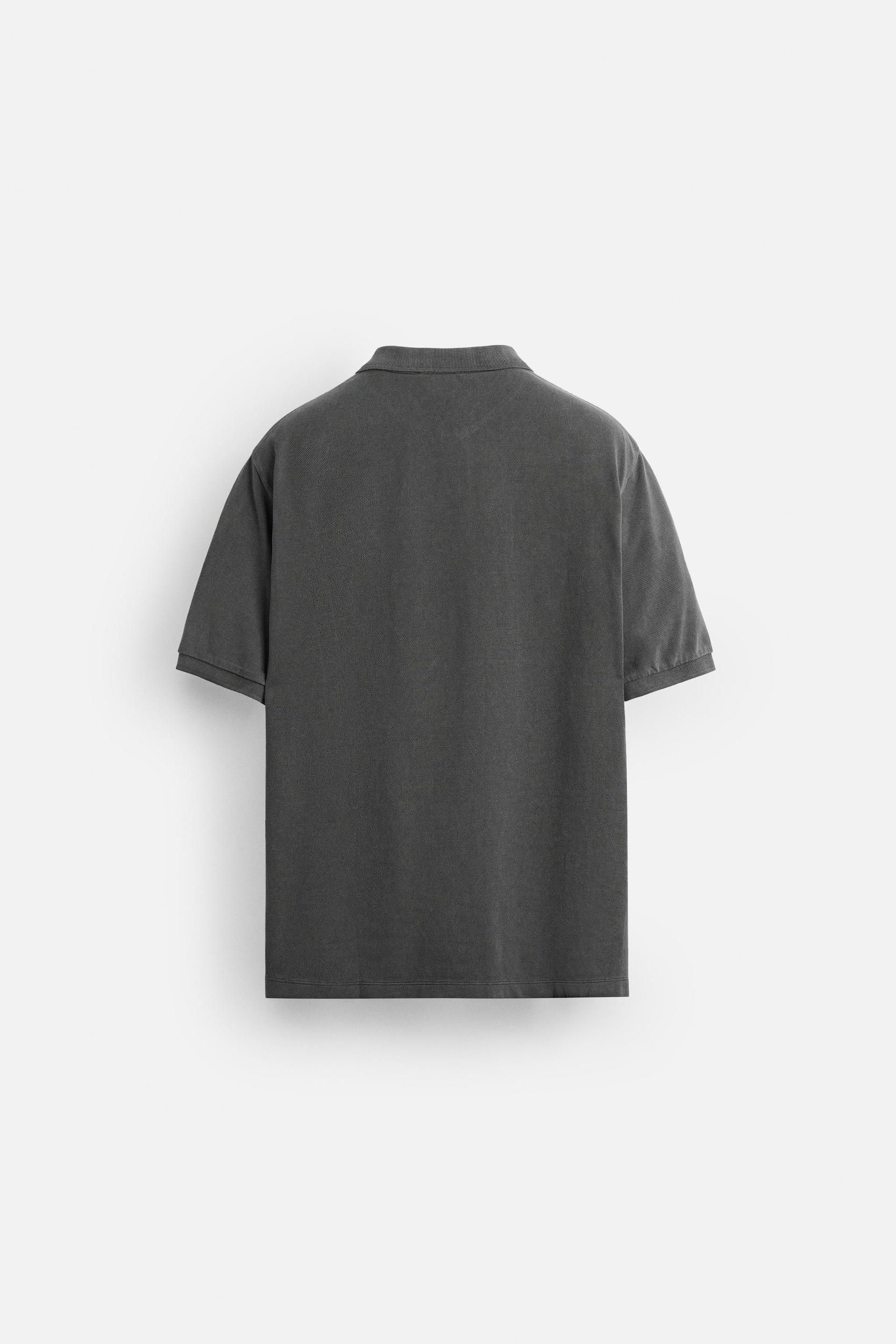 WASHED PIQUÉ POLO SHIRT Product Image