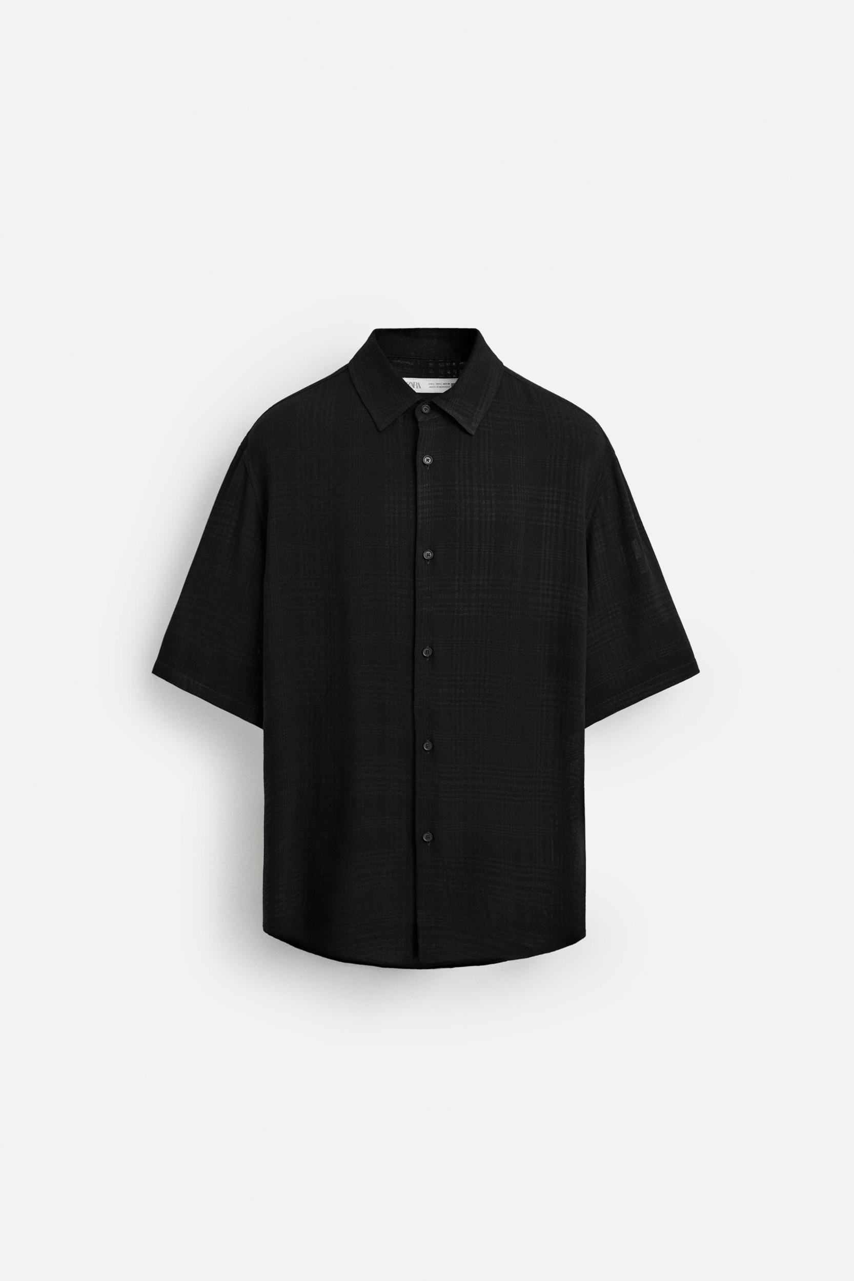 CHECKERED JACQUARD SHIRT Product Image