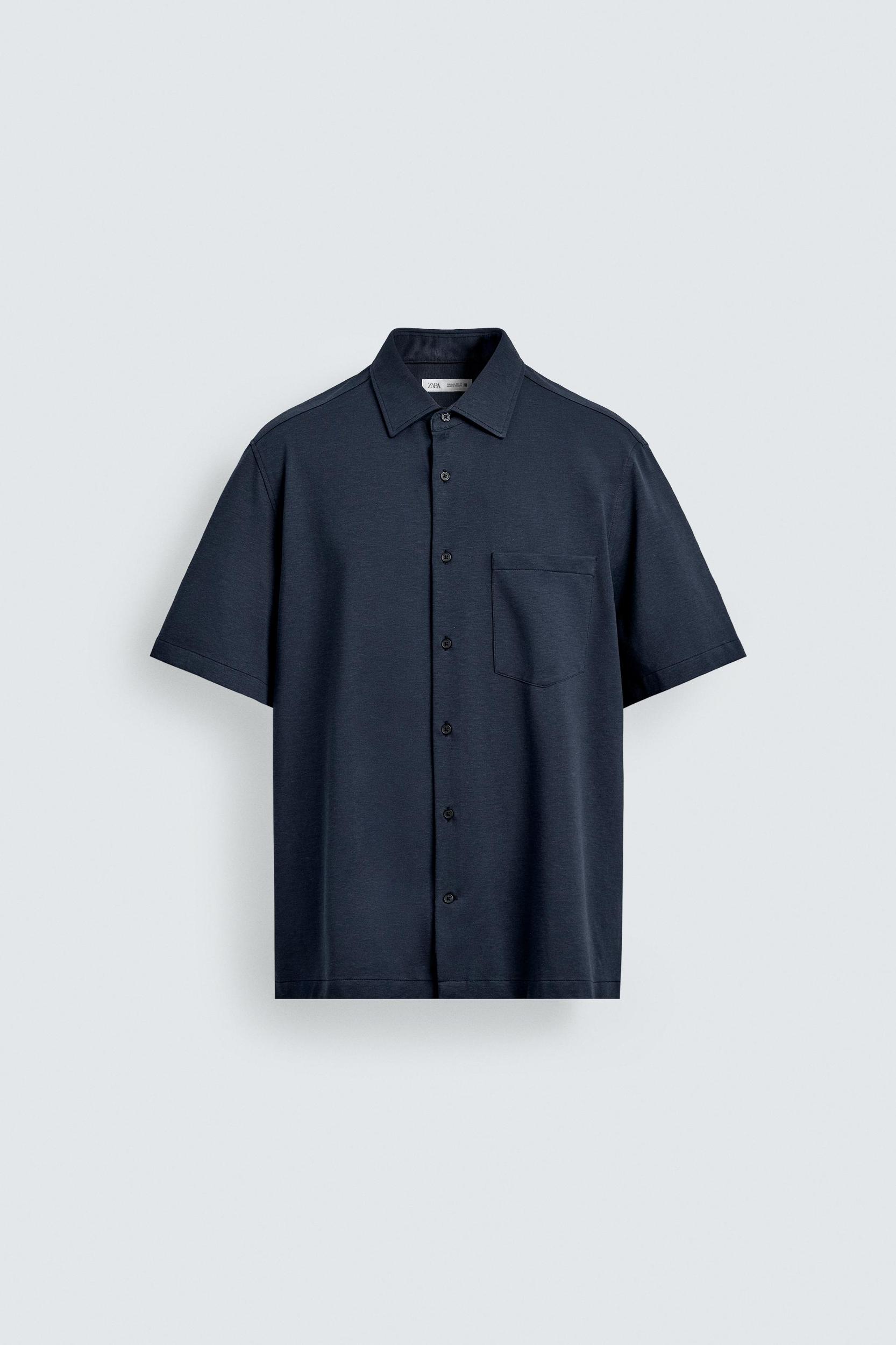 REGULAR FIT TEXTURED SHIRT Product Image