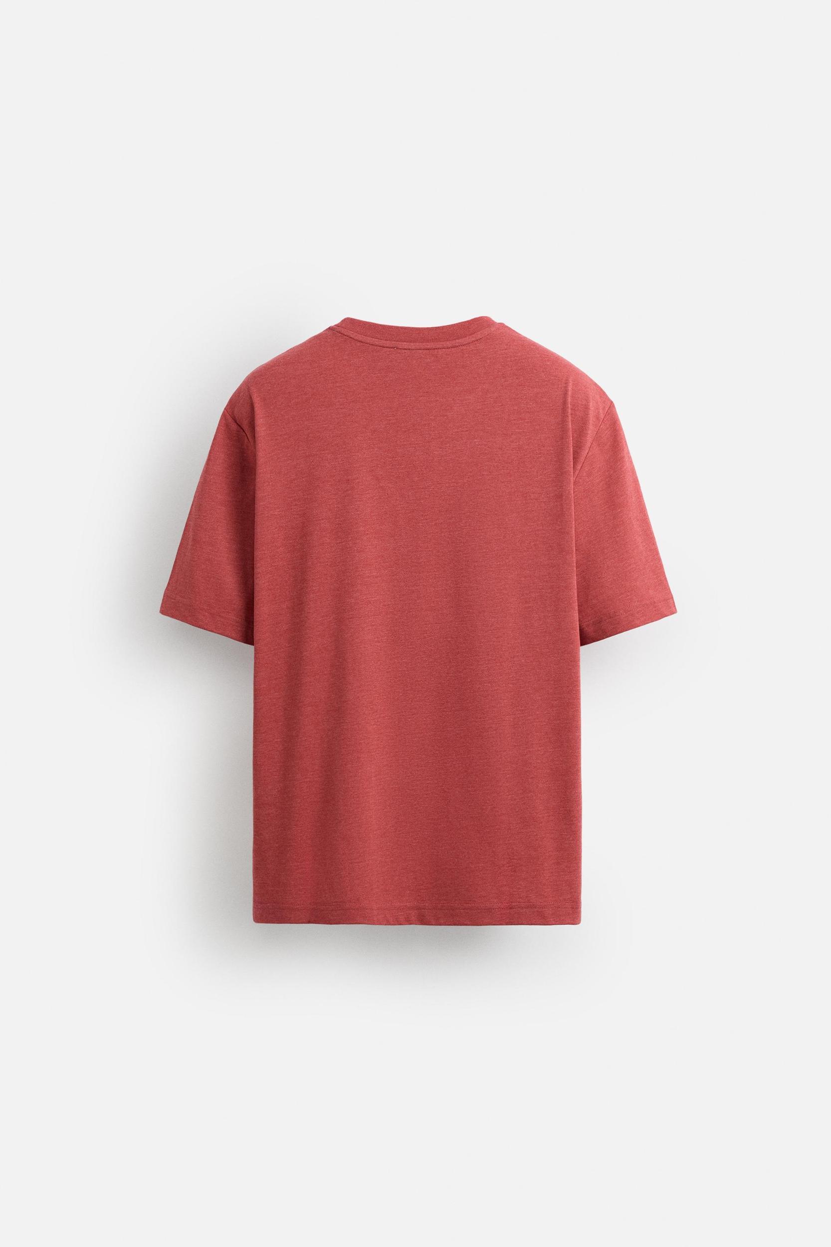 WASHED T-SHIRT WITH SLITS Product Image