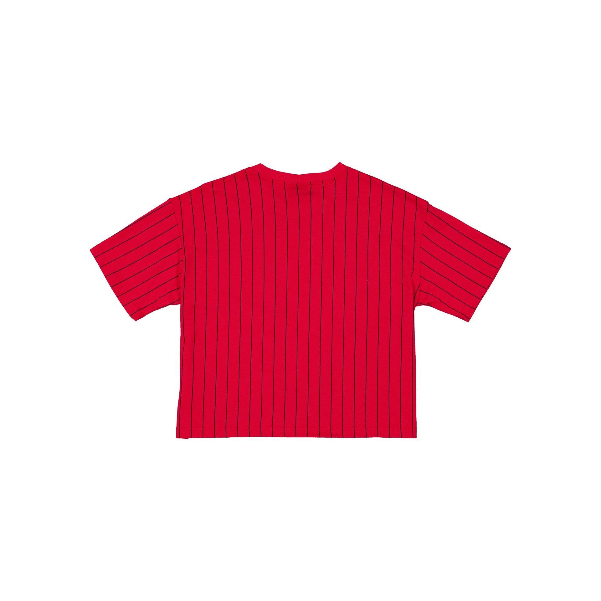 Buffalo Sabres Alternate Throwback Pinstripe Women's T-Shirt Female Product Image