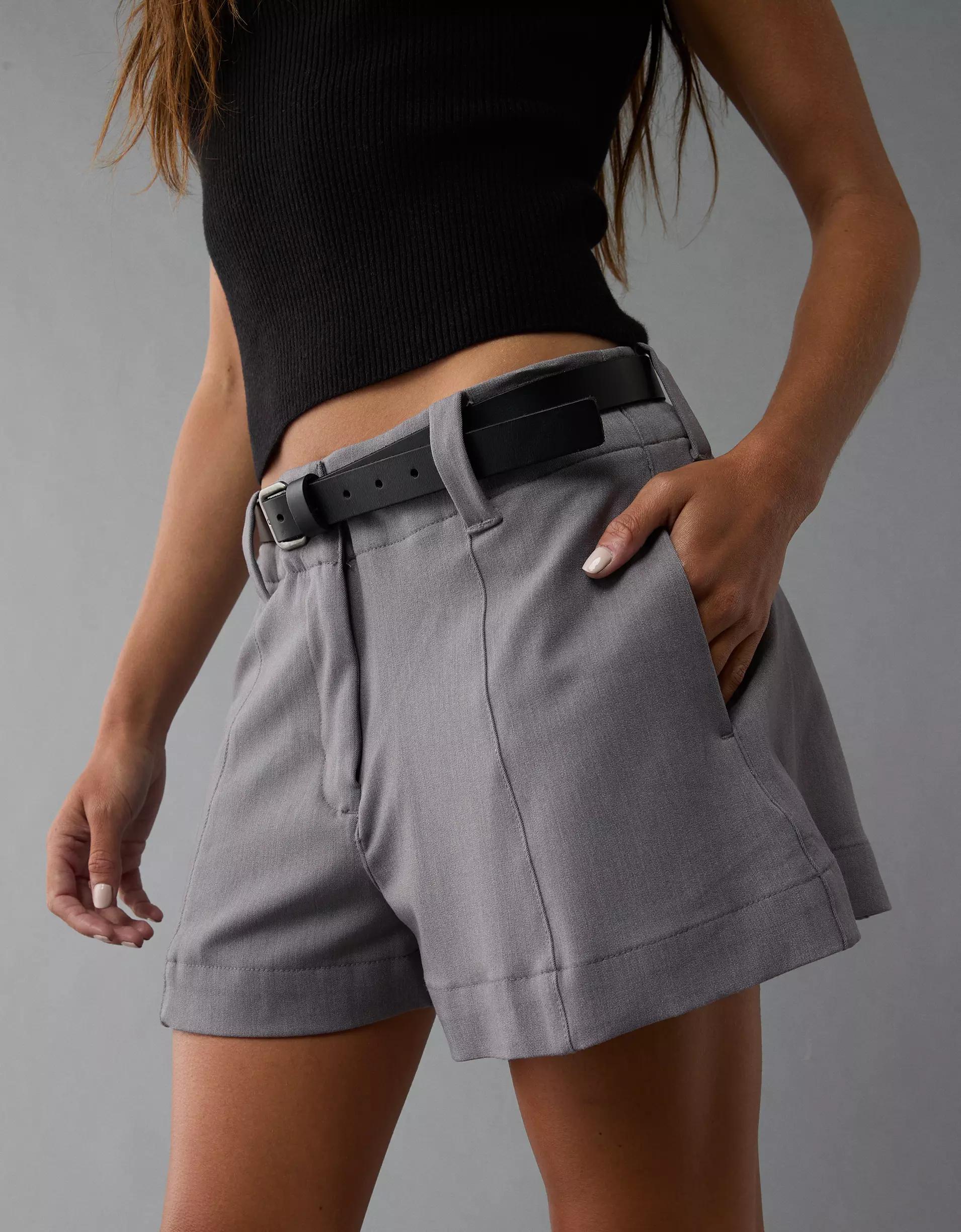 AE Stretch High-Waisted Trouser Short Product Image