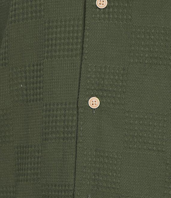 Rowm's Outsider's Oasis Short Sleeve Textured Solid Shirt Product Image