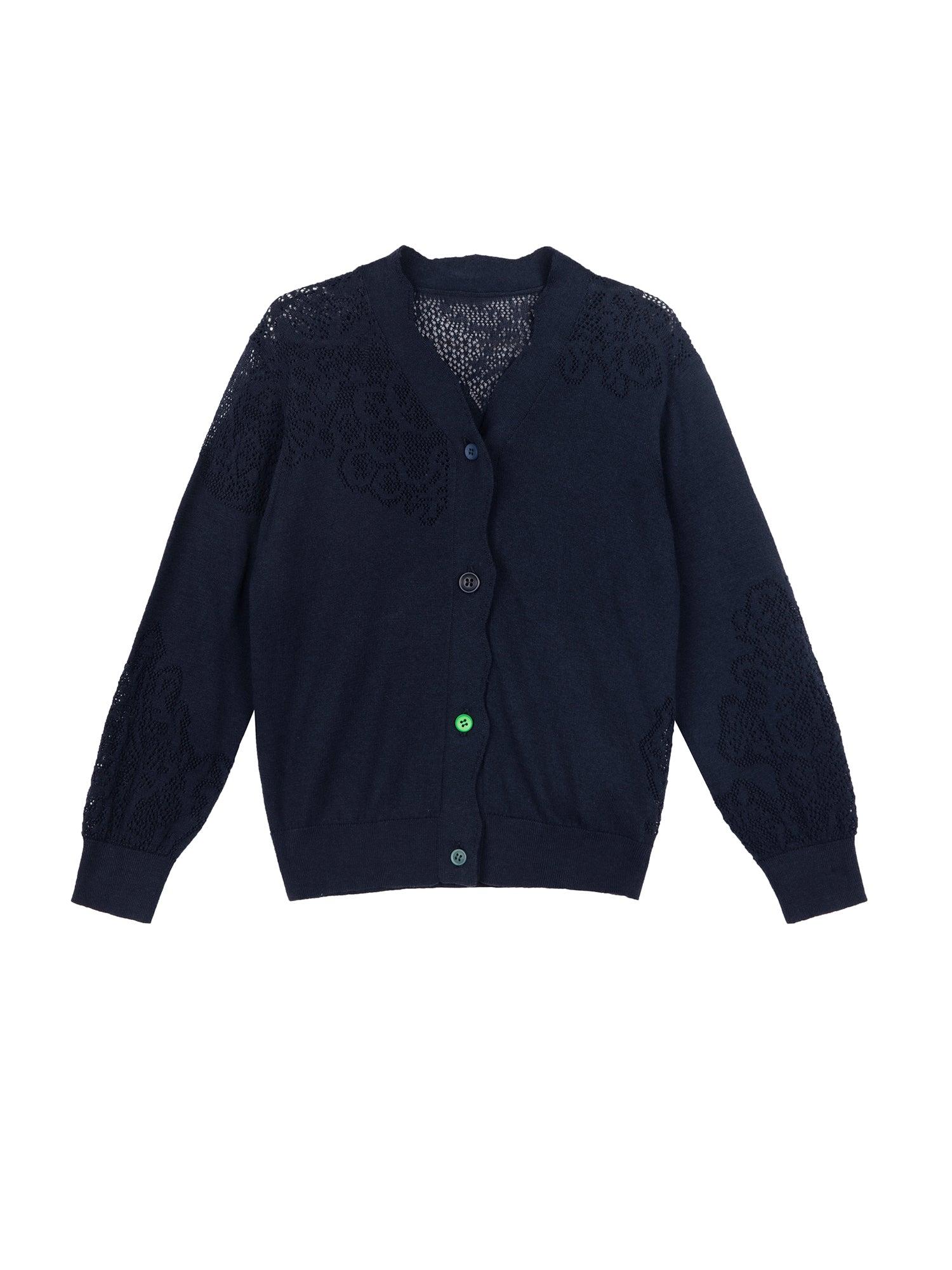 JNBY Lace Insert Cardigan Product Image