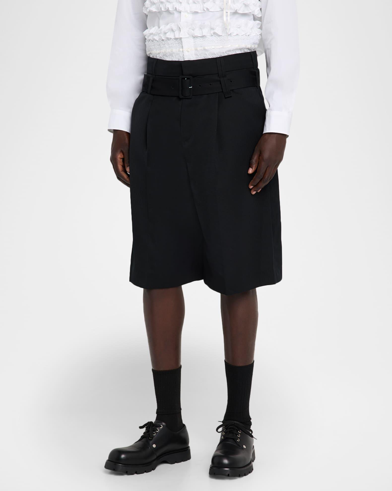 Men's Wide-Leg Multi-Belt Loop Shorts Product Image