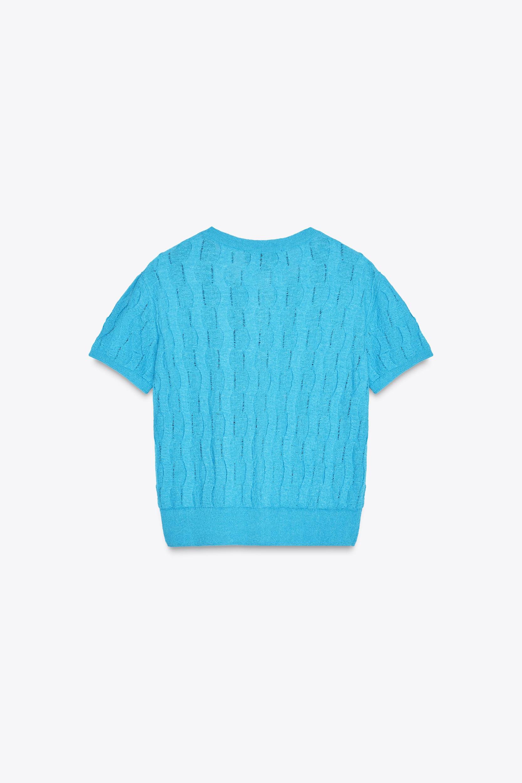 TEXTURED KNIT TOP Product Image