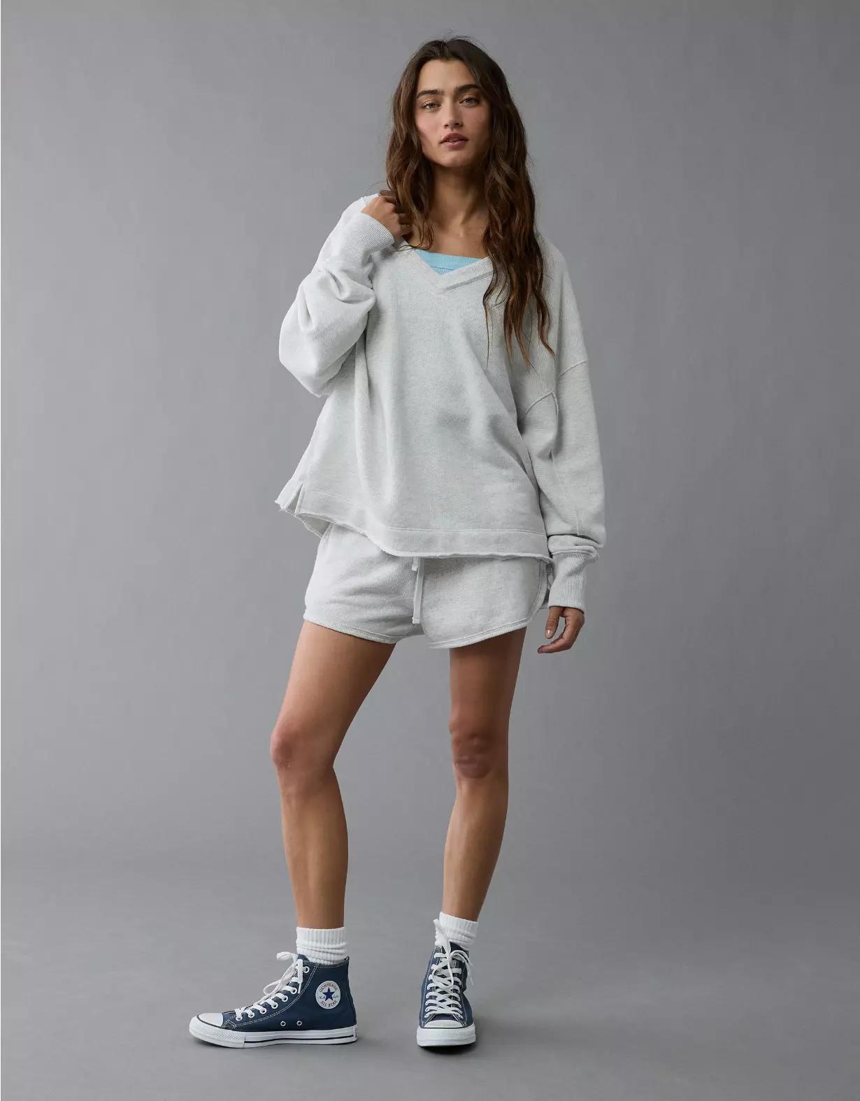 AE Saltwash Double V-Neck Sweatshirt Product Image