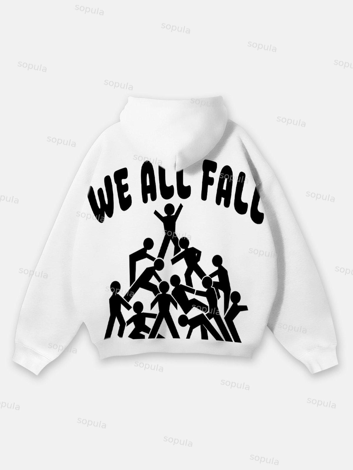 Sopula Fallen Desire Graphic Hoodie Product Image