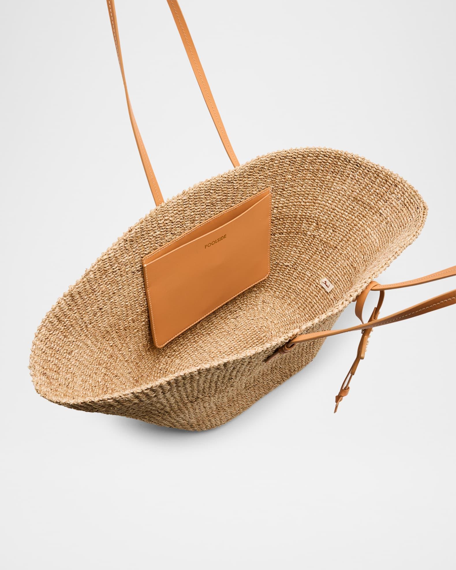 The Charm Crochet Straw Tote Bag Product Image