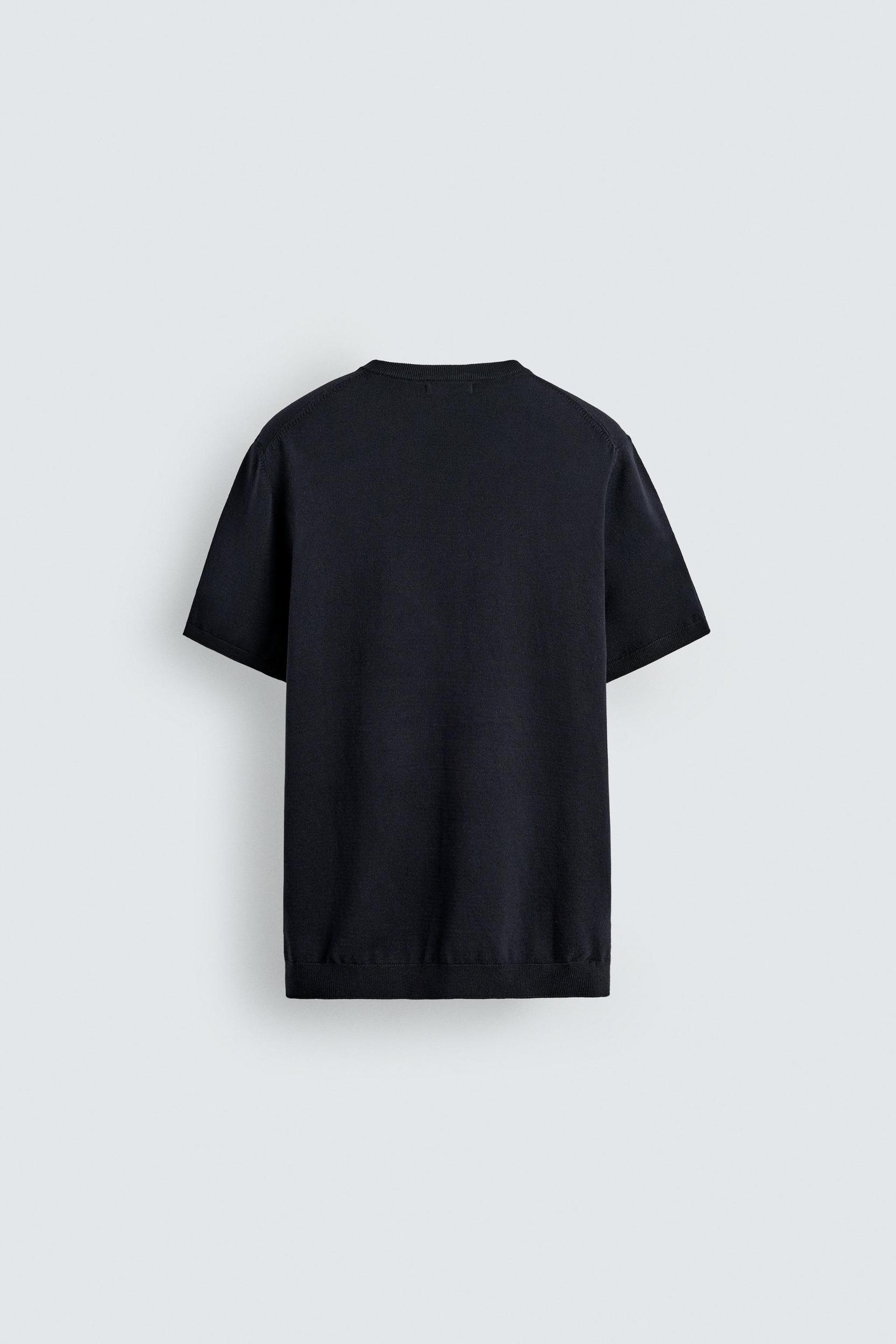 VISCOSE BLEND KNIT T-SHIRT Product Image