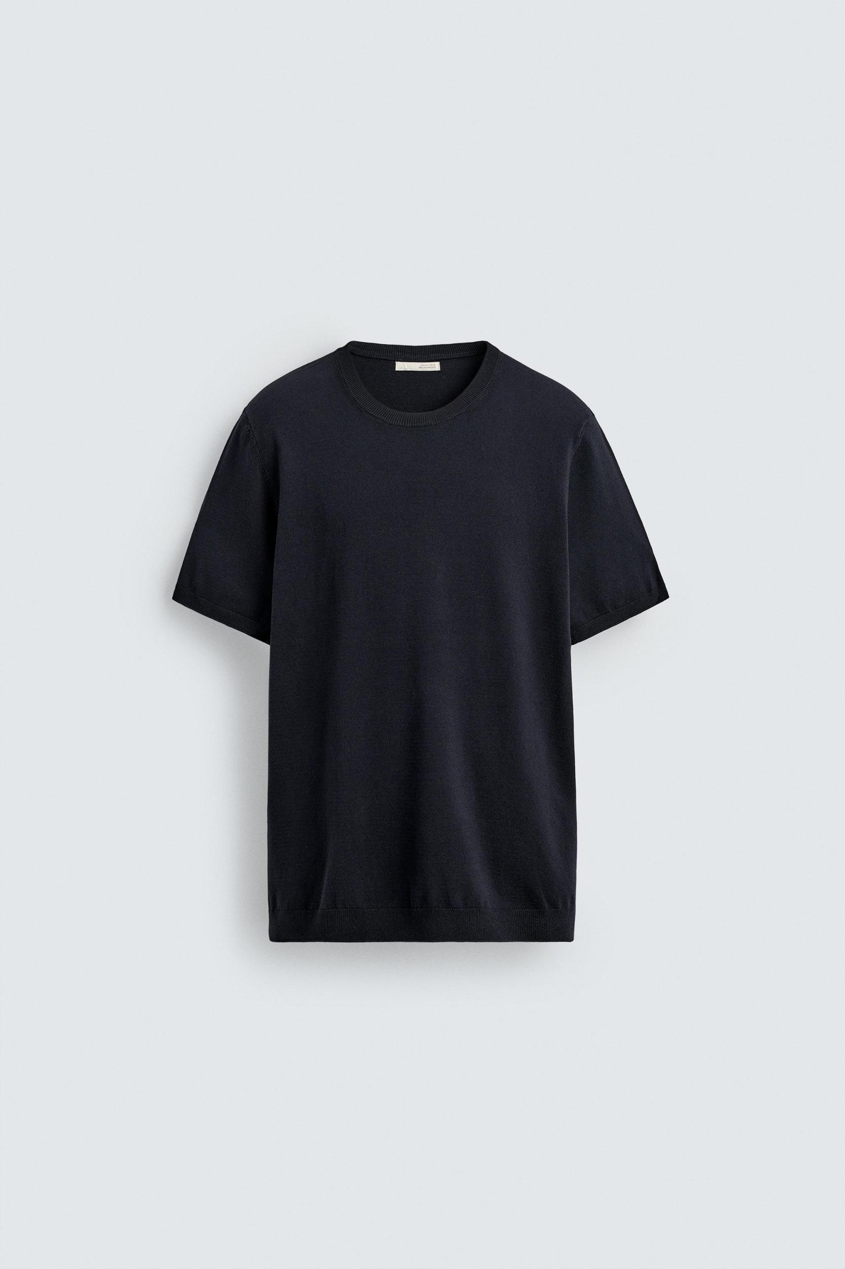 VISCOSE BLEND KNIT T-SHIRT Product Image