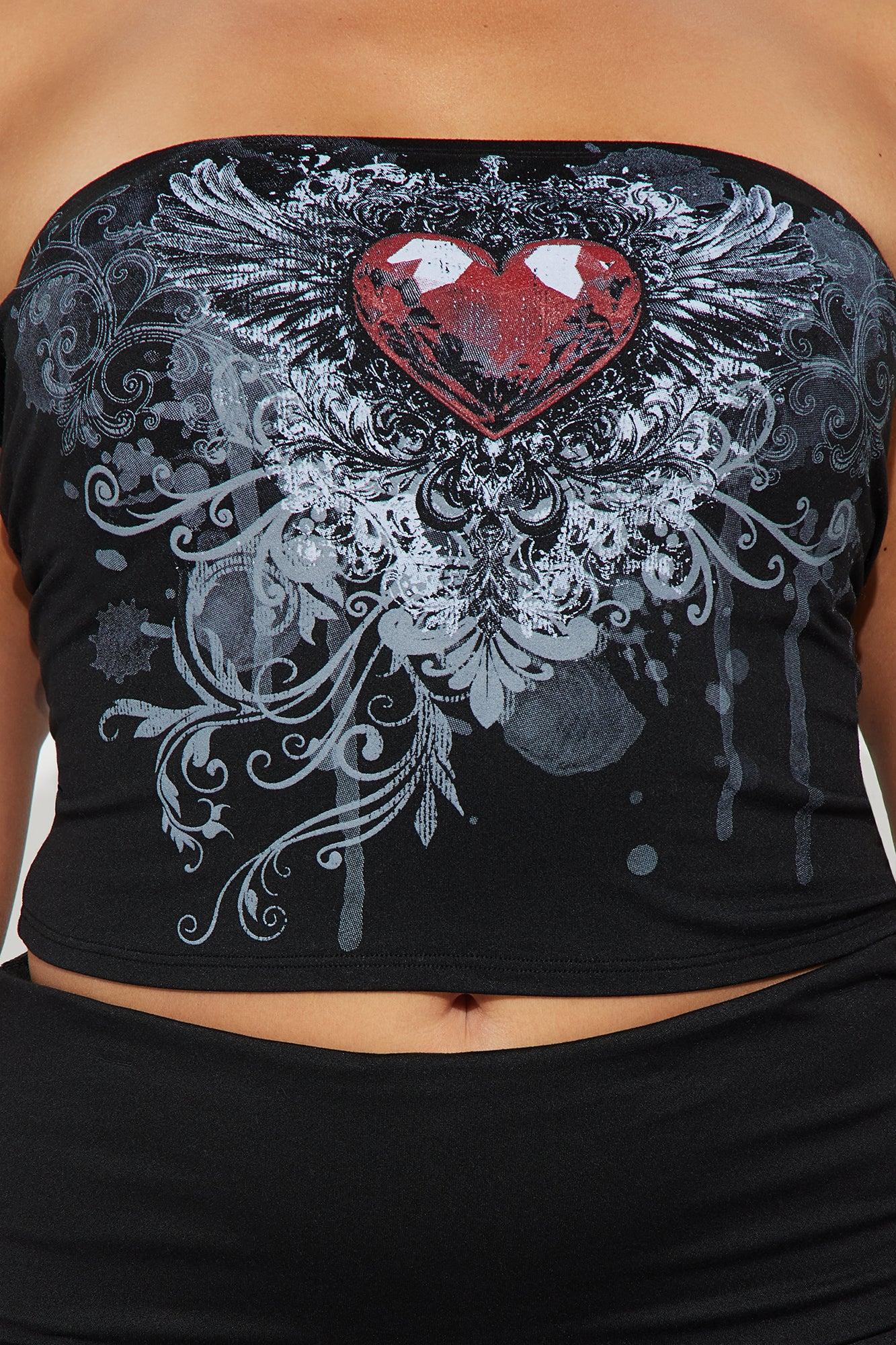 Love Always Fold Over Short Set - Black Female Product Image