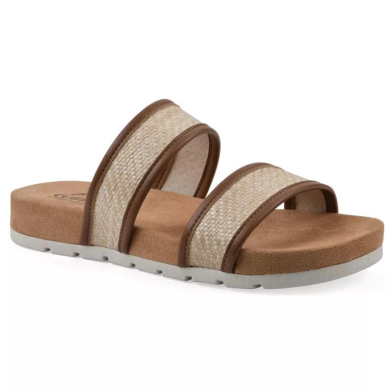 Cliffs by White Mountain Women's Slide Sandals, Size: 8 Medium, Brown Smo Product Image