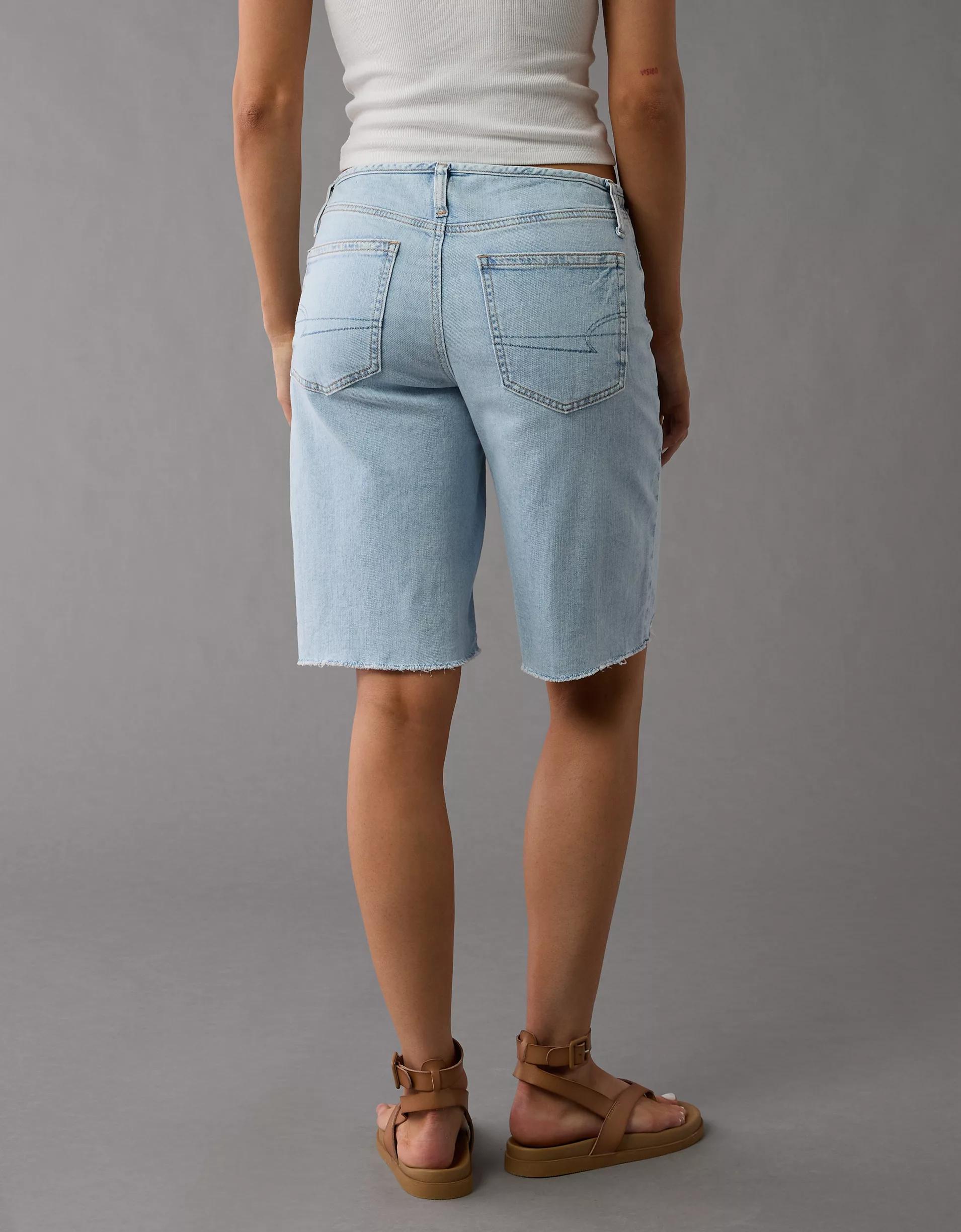 AE 11" Dreamy Drape Stretch High-Waisted Jort Product Image