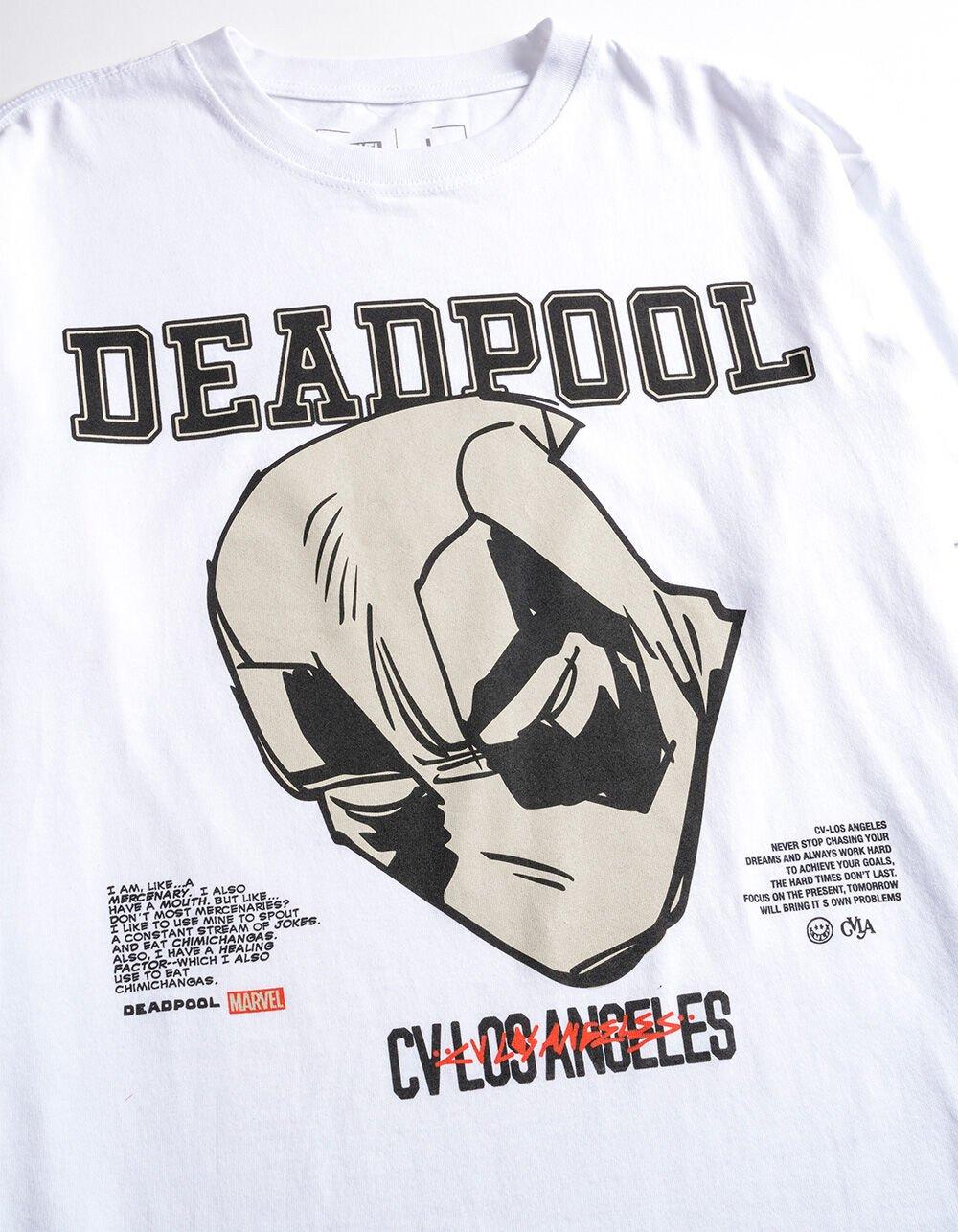 CVLA x DEADPOOL & WOLVERINE Dead Head Boxy Tee - WHITE Product Image