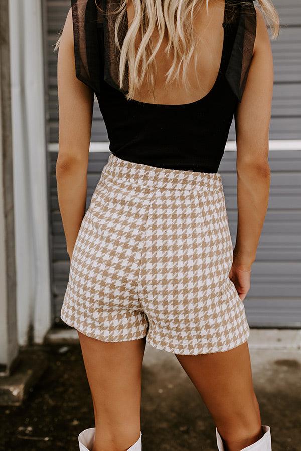 Call Me Chic Houndstooth Skort Product Image