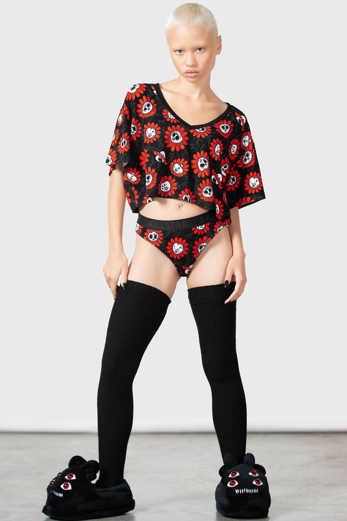 Gloomy Garden V-Neck Top Product Image